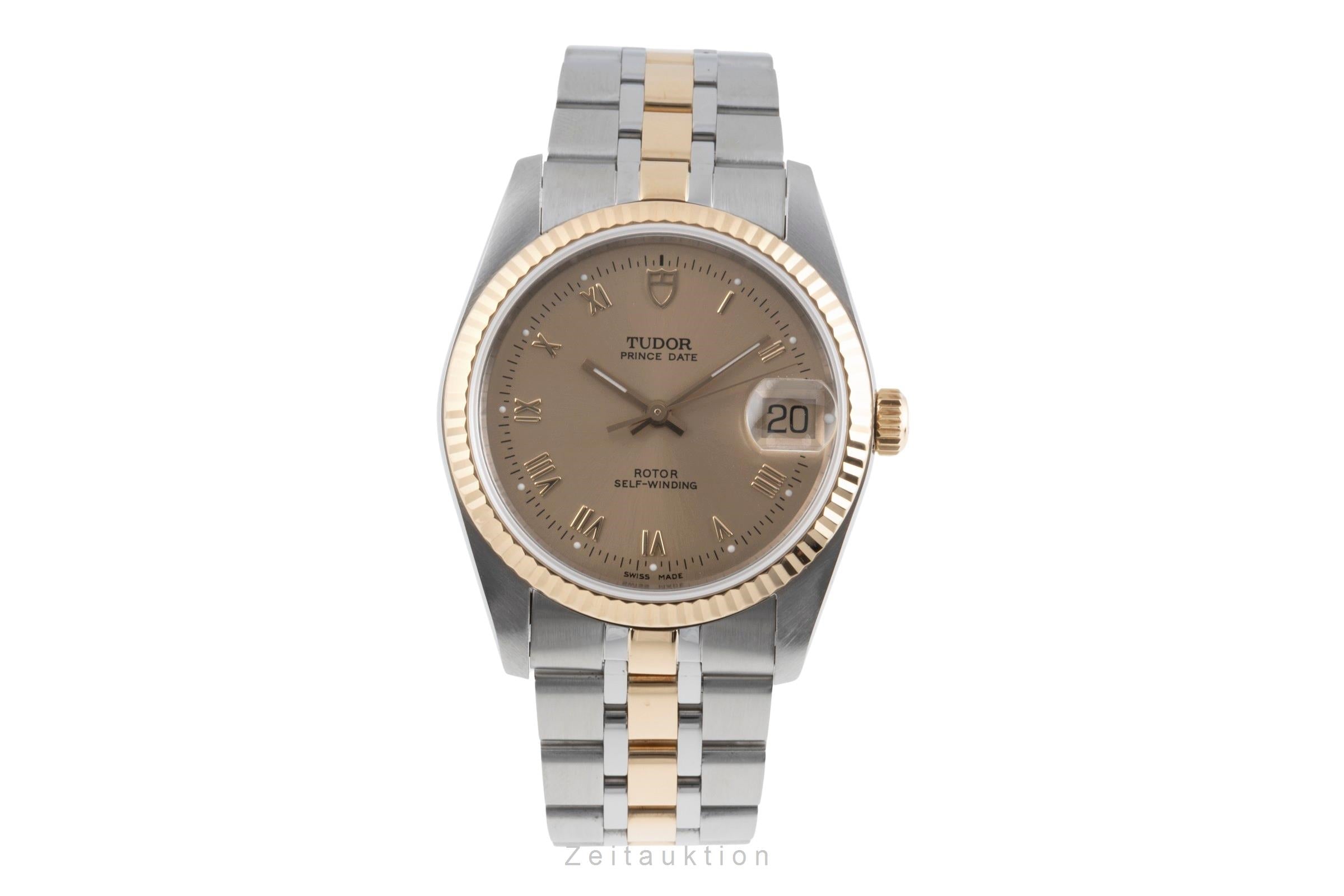 Tudor Prince Date acier / or  automatique montre pour hommes 74033  [2503109]