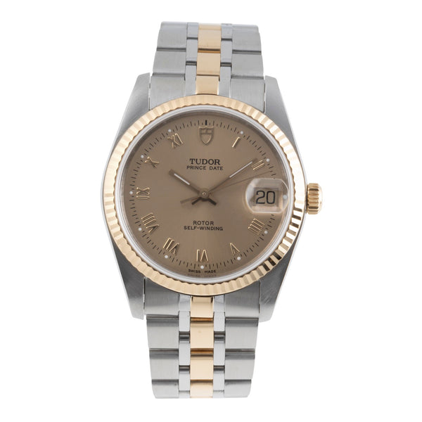 Tudor Prince Date acier / or  automatique montre pour hommes 74033  [2503109]