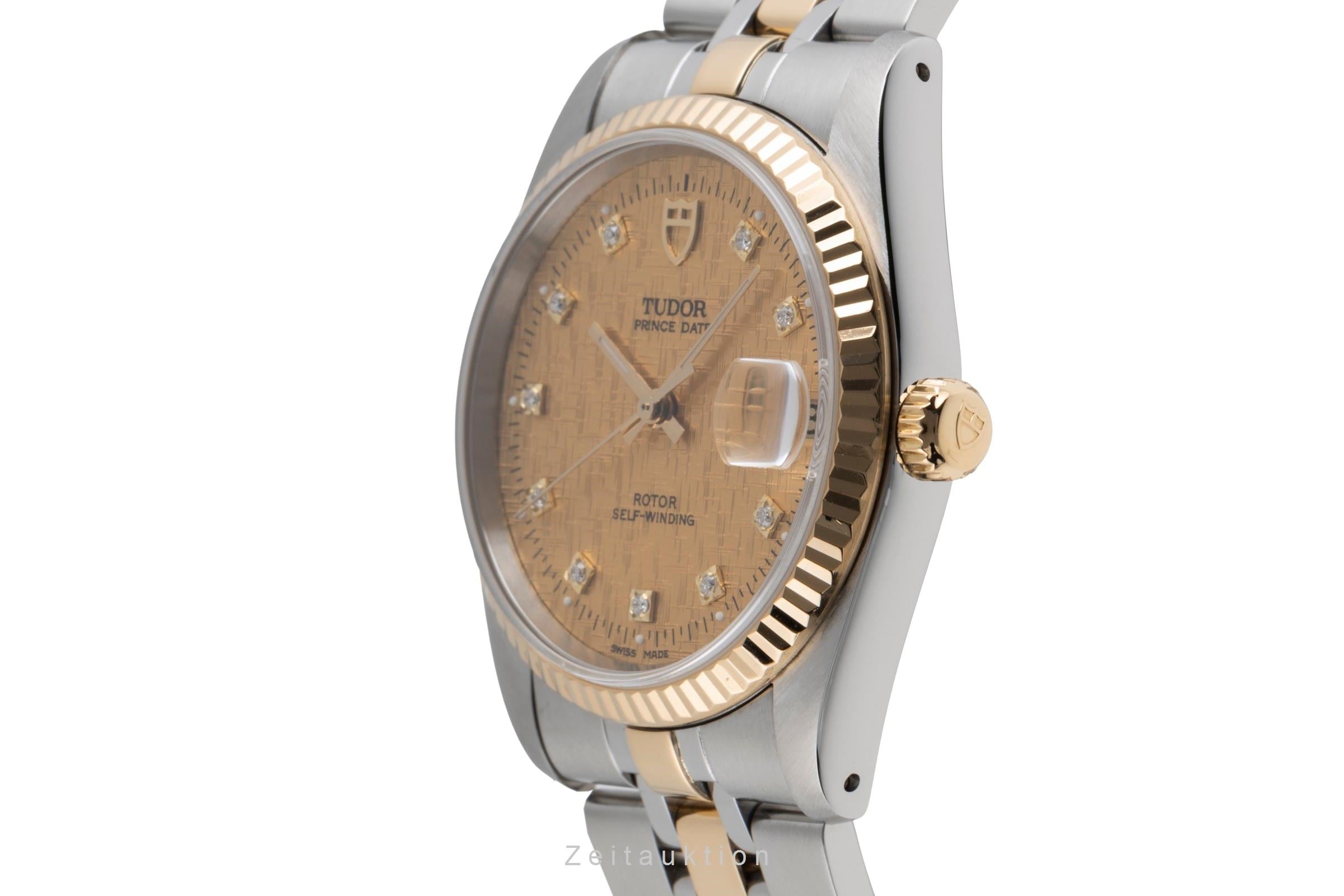 Tudor Prince Date acier / or  automatique montre pour hommes 74033  [2503111]