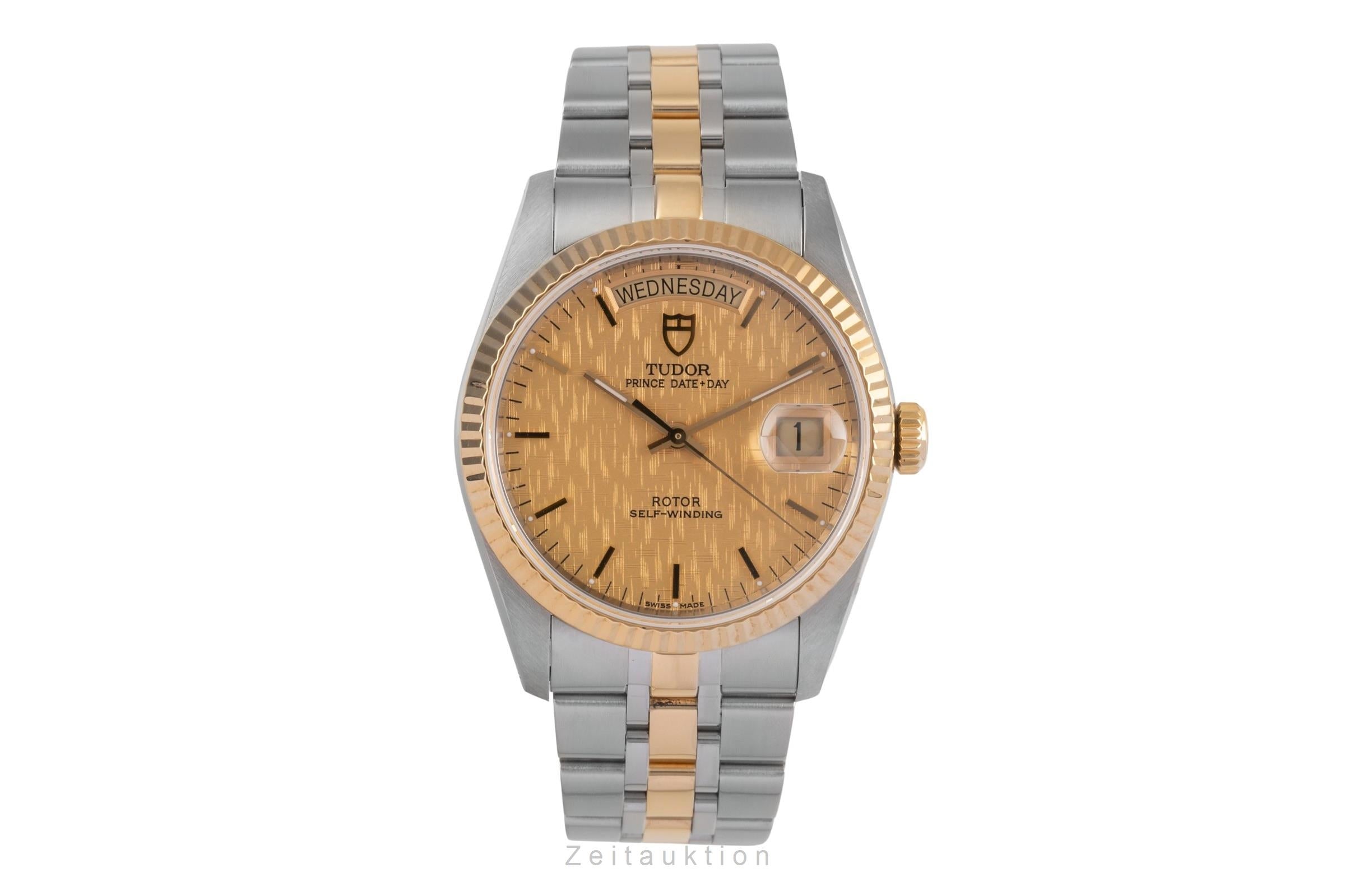 Tudor Date-Day acier / or  automatique montre pour hommes 76213  [2503113]