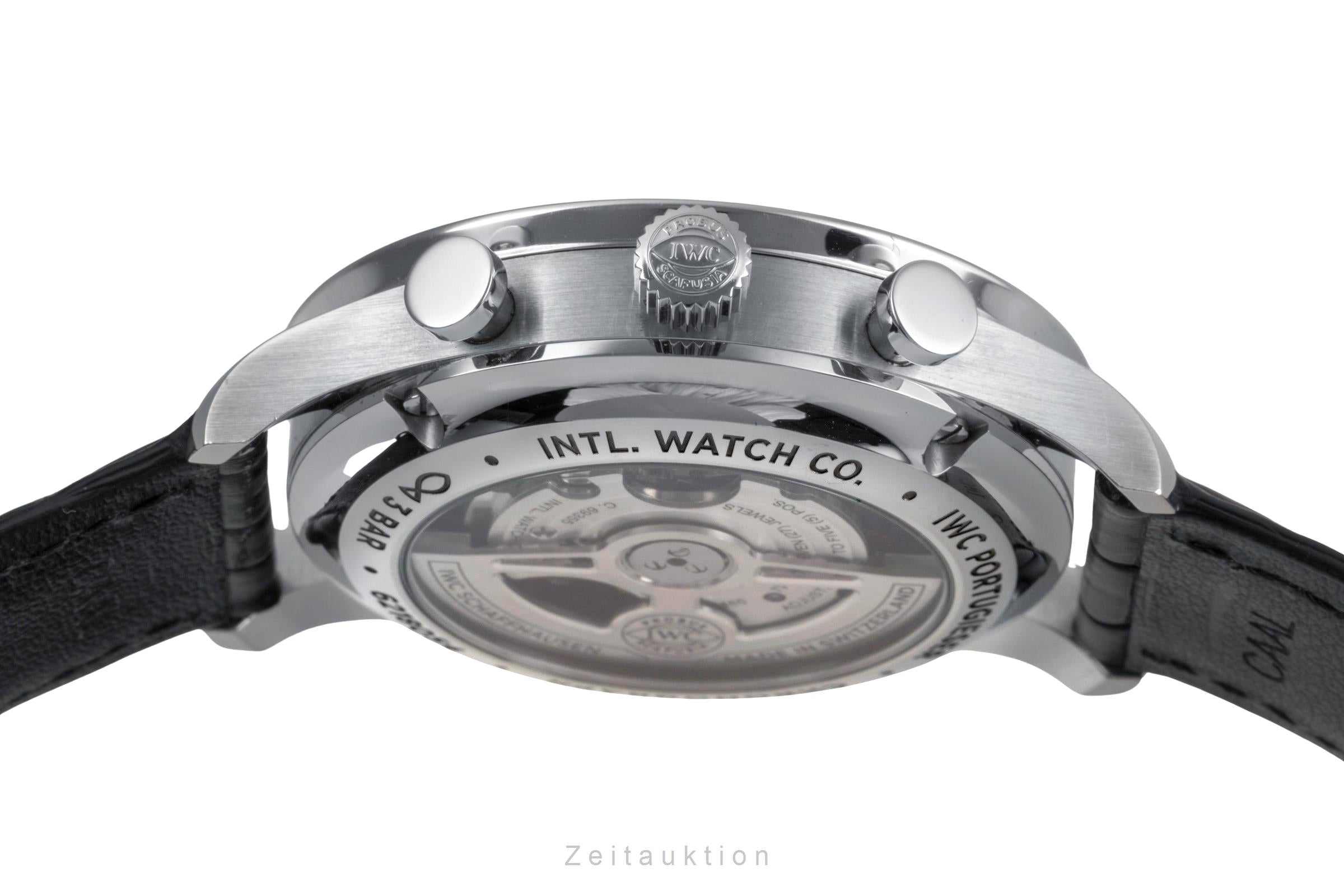 IWC Portugieser chronograph steel automatic men's watch IW371606 LP: 9100EUR  [2503114]