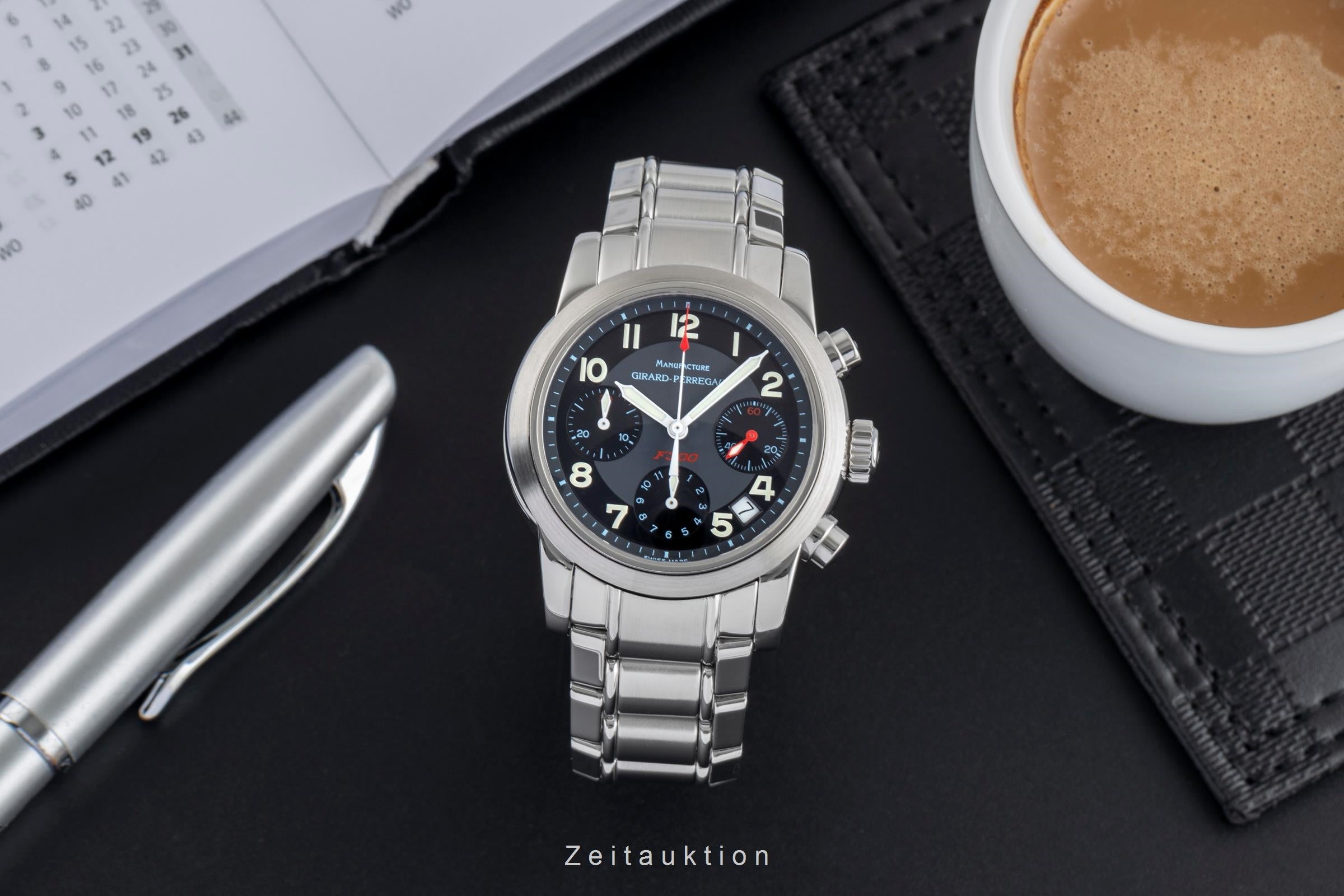 Girard Perregaux Ferrari chronograph steel automatic men's watch 8020  [2503116]