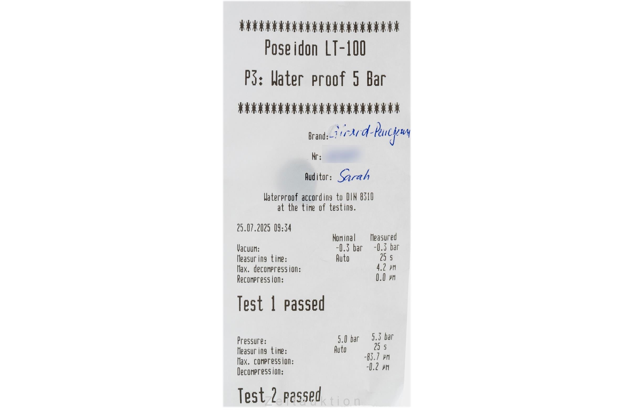 Girard Perregaux Ferrari chronograph steel automatic men's watch 8020  [2503116]