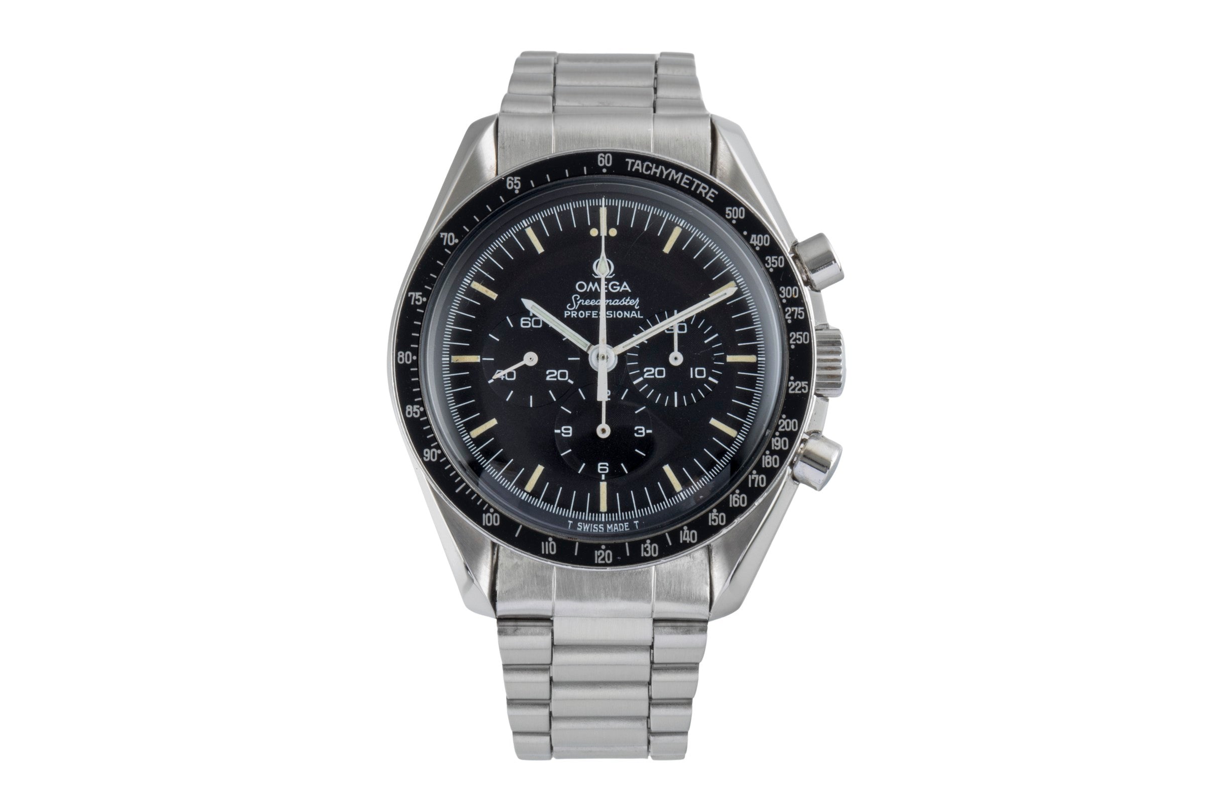 Omega Speedmaster Moonwatch chronographe acier à remontage manuel montre pour hommes 145.0022 Vintage  [2503118]