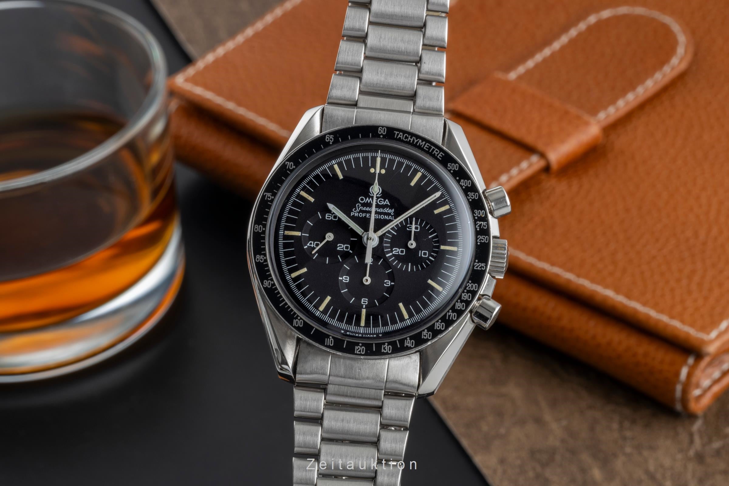 Omega Speedmaster Moonwatch chronographe acier à remontage manuel montre pour hommes 145.0022 Vintage  [2503118]