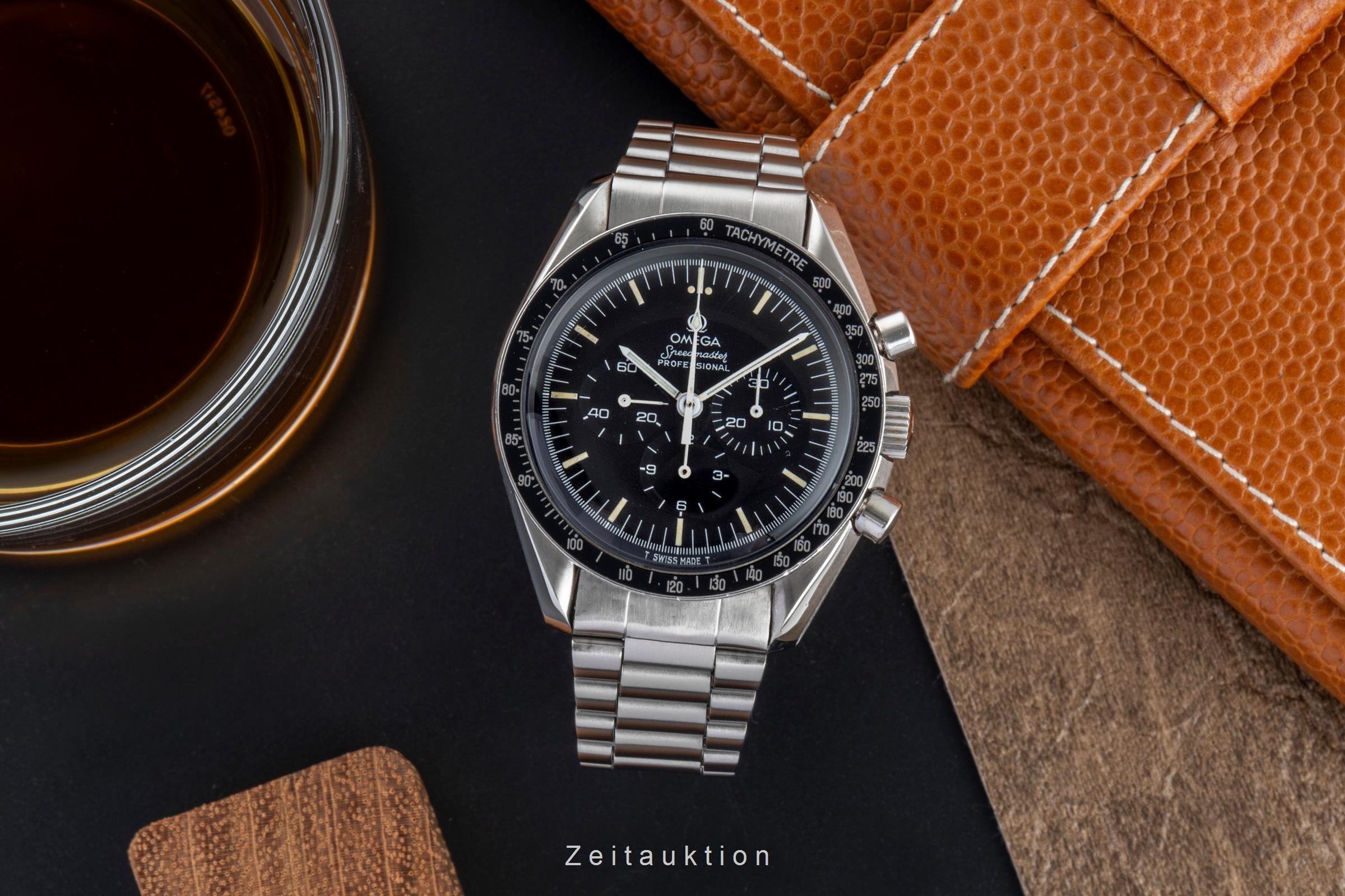 Omega Speedmaster Moonwatch chronographe acier à remontage manuel montre pour hommes 145.0022 Vintage  [2503118]