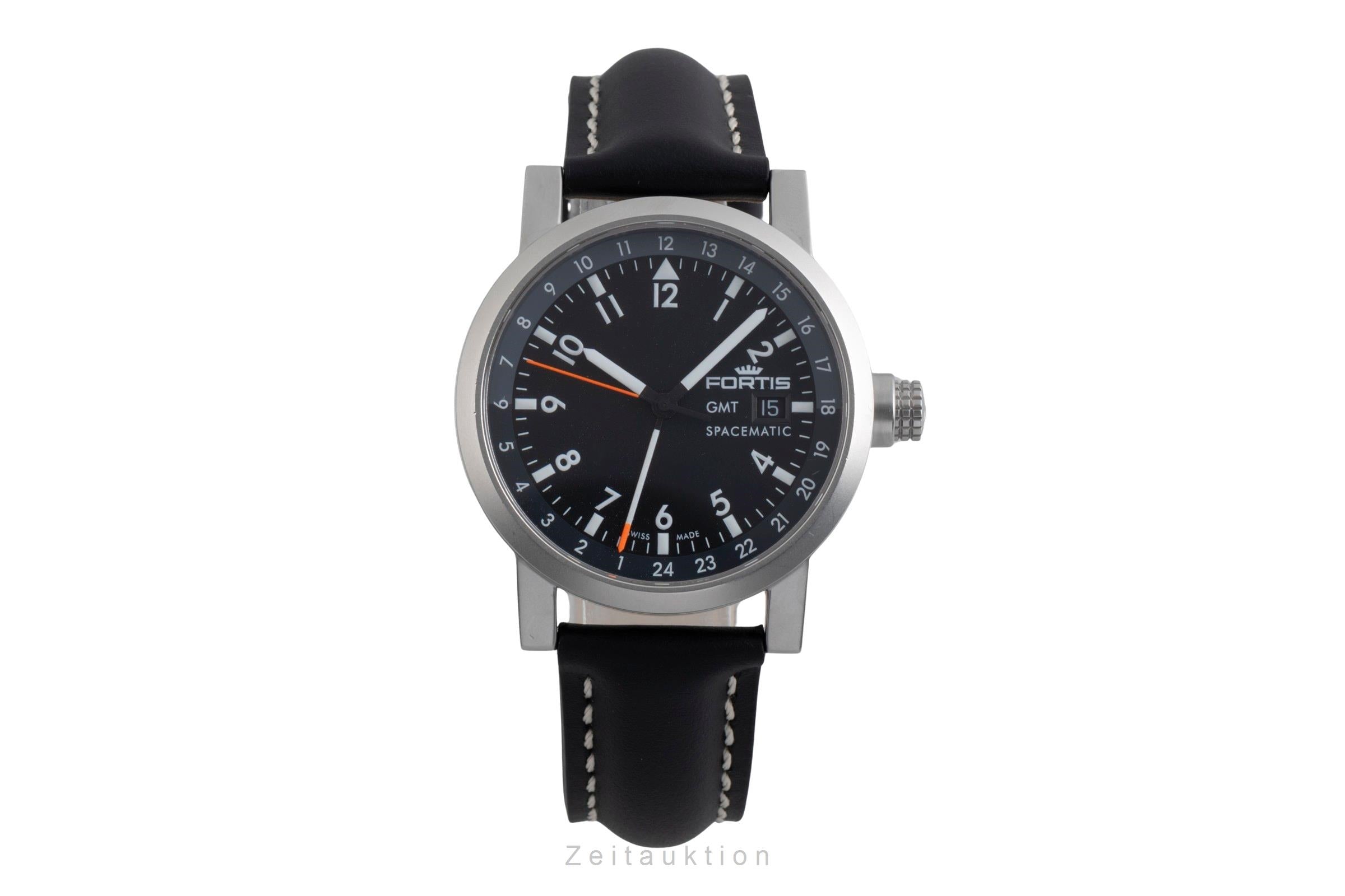 Fortis Spacematic Pilot GMT Automatik Edelstahl Herrenuhr Ref. 624.22.148.1  [2503121]