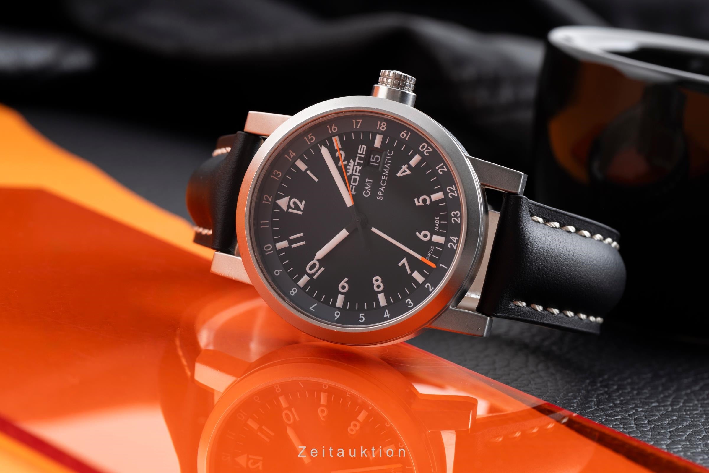 Fortis Spacematic Pilot GMT Automatik Edelstahl Herrenuhr Ref. 624.22.148.1  [2503121]