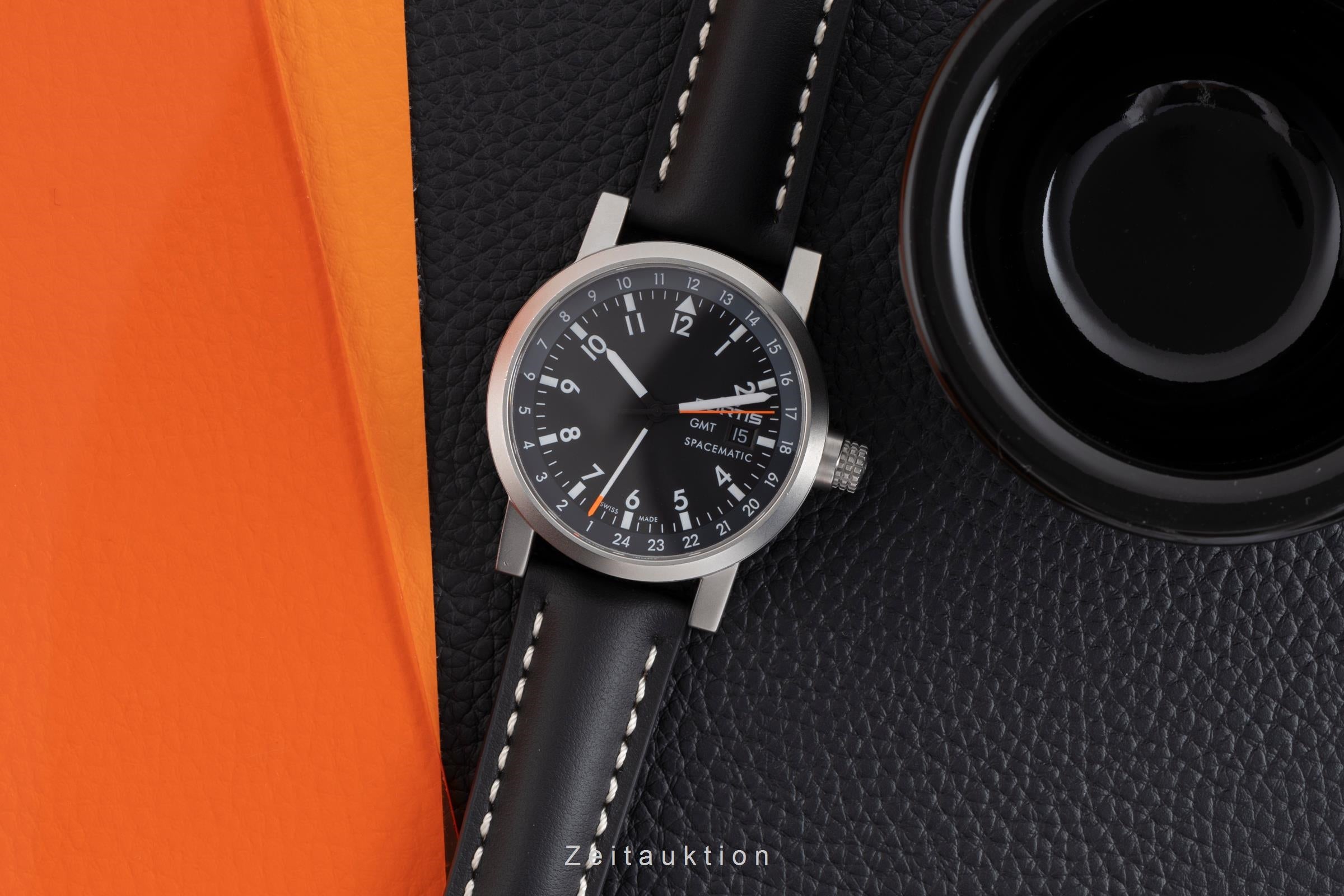 Fortis Spacematic Pilot GMT Automatik Edelstahl Herrenuhr Ref. 624.22.148.1  [2503121]