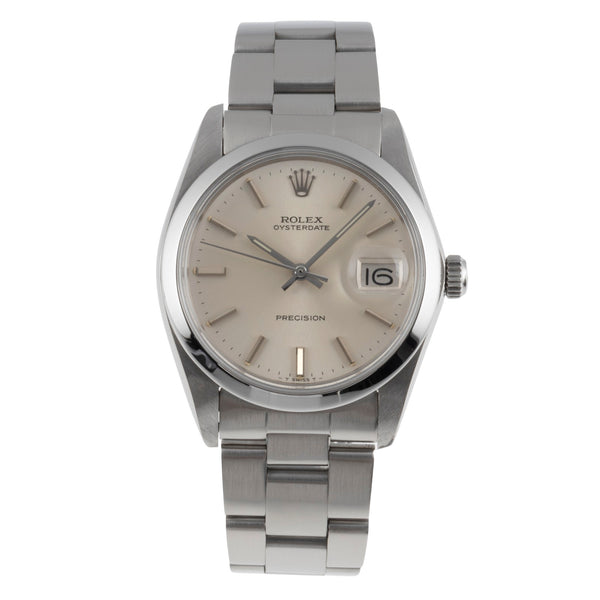 Rolex Oysterdate acciaio carica manuale orologio da uomo 6694 Vintage  [2503122]
