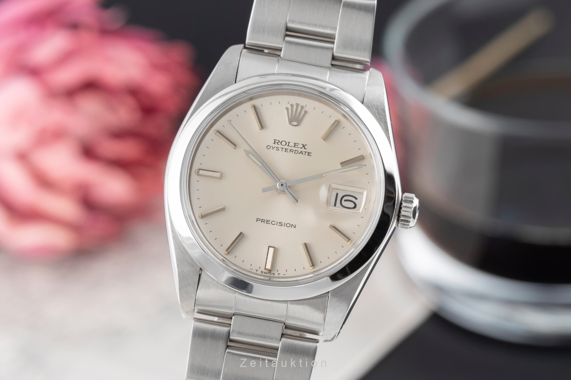 Rolex Oysterdate acciaio carica manuale orologio da uomo 6694 Vintage  [2503122]