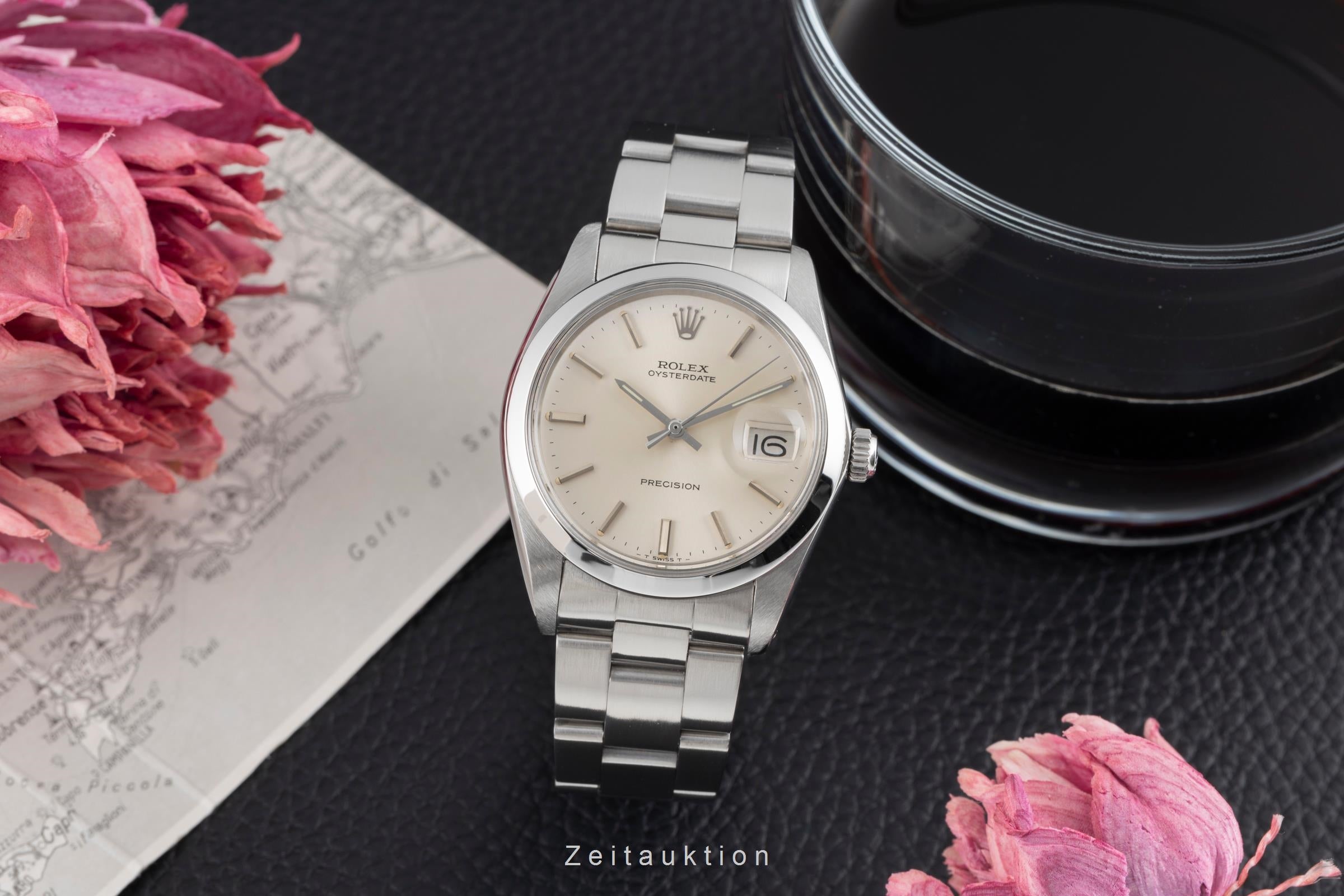 Rolex Oysterdate acciaio carica manuale orologio da uomo 6694 Vintage  [2503122]