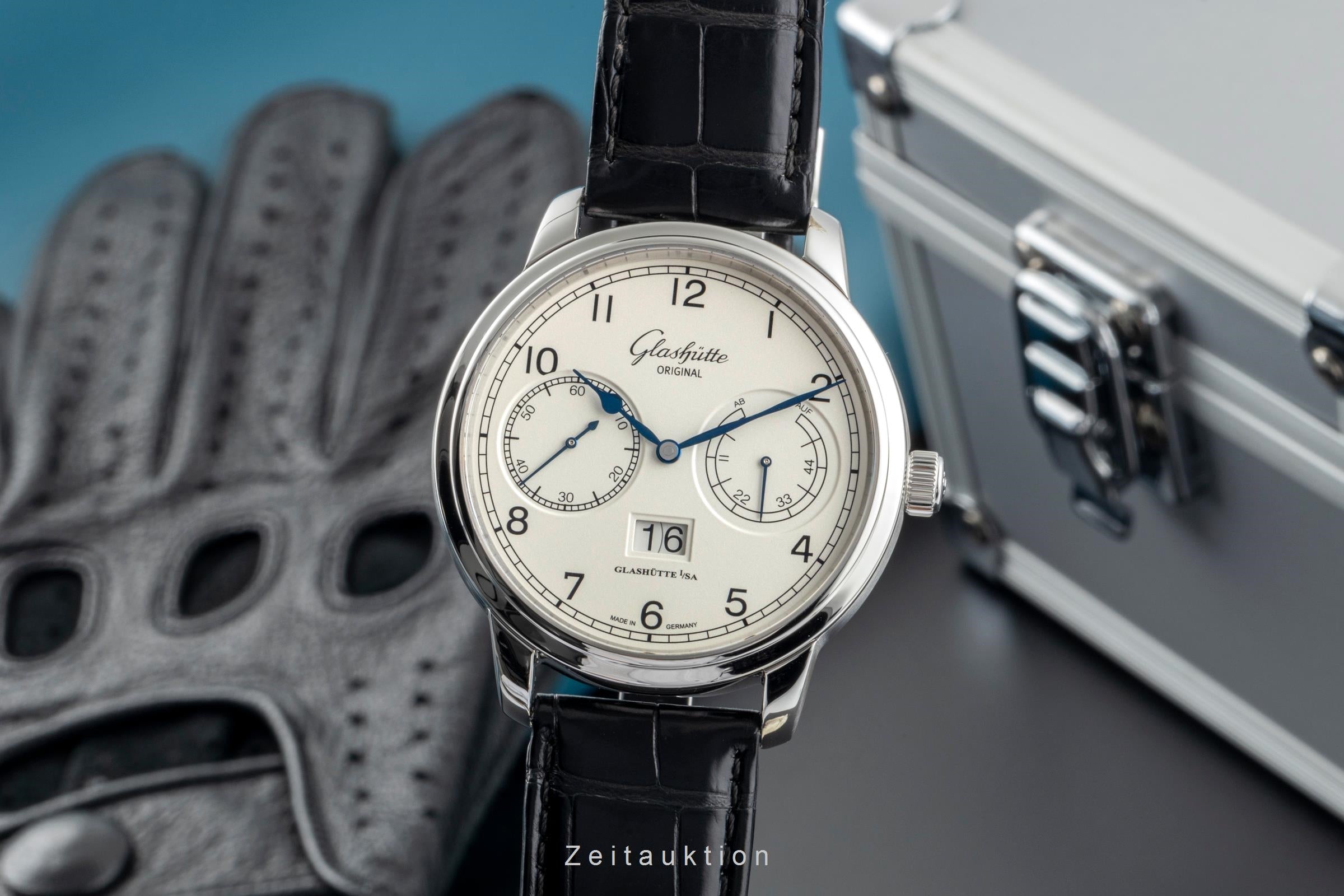 Glashütte Senator steel automatic men's watch 100-14-05-02-04	 LP: 11100EUR  [2503125]