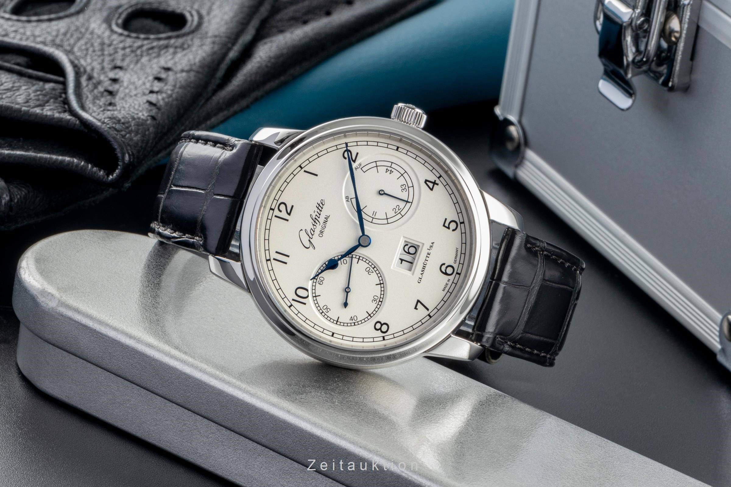 Glashütte Senator acero automático reloj para caballeros 100-14-05-02-04	 LP: 11100EUR  [2503125]