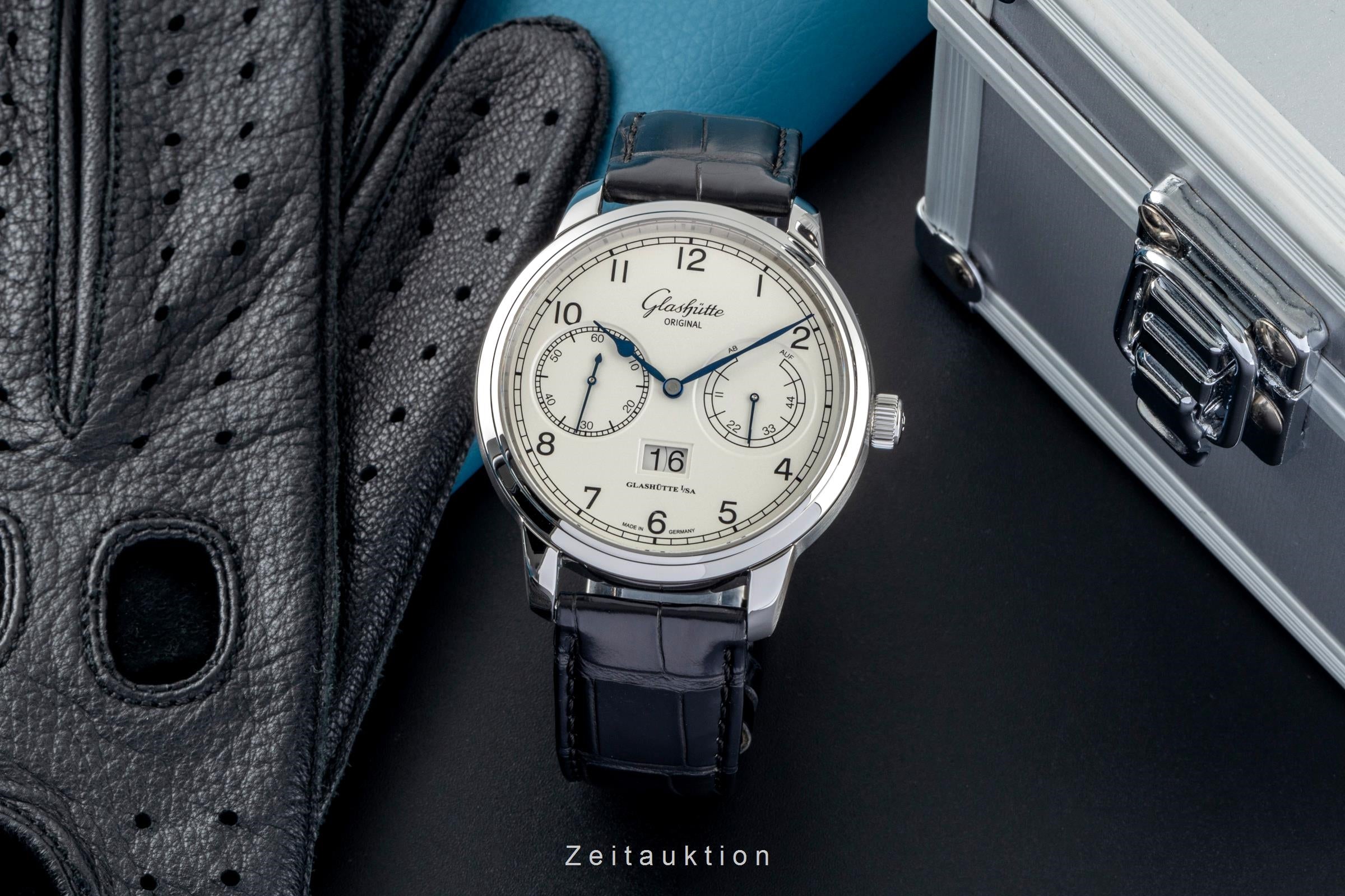 Glashütte Senator acero automático reloj para caballeros 100-14-05-02-04	 LP: 11100EUR  [2503125]