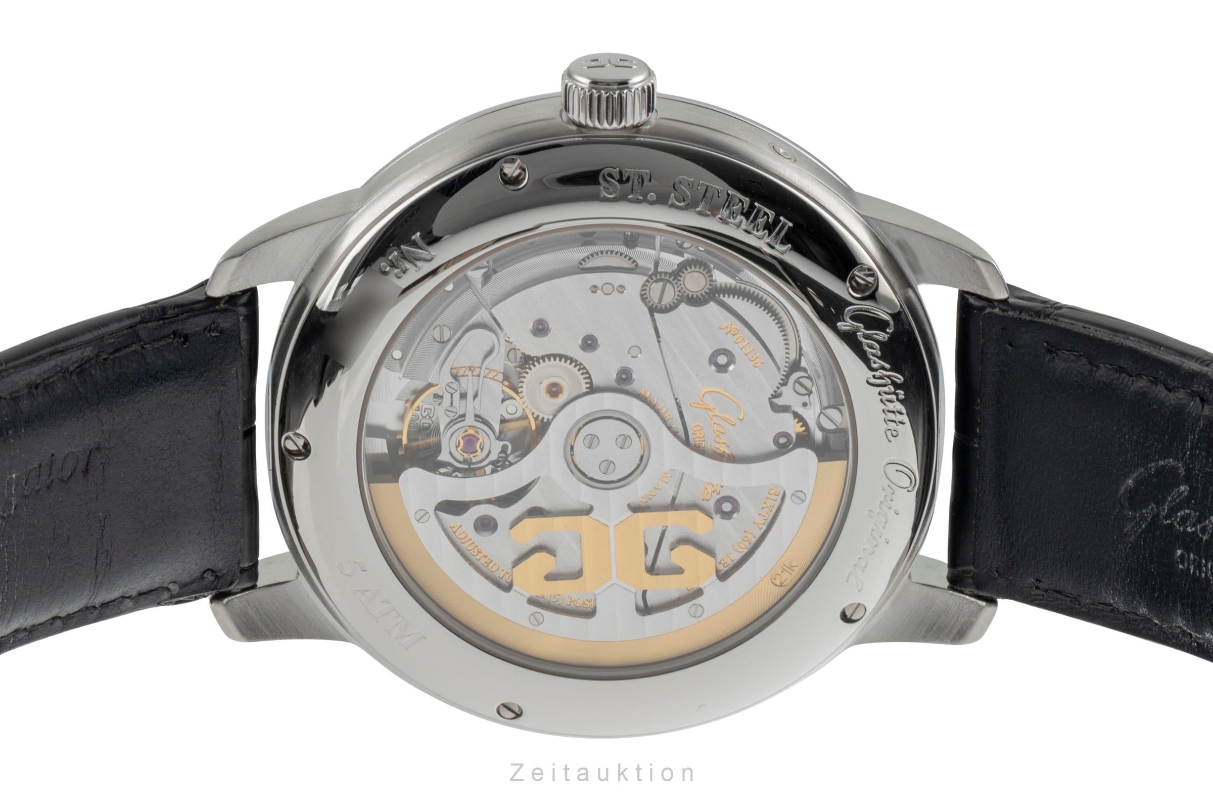 Glashütte Senator acero automático reloj para caballeros 100-14-05-02-04	 LP: 11100EUR  [2503125]