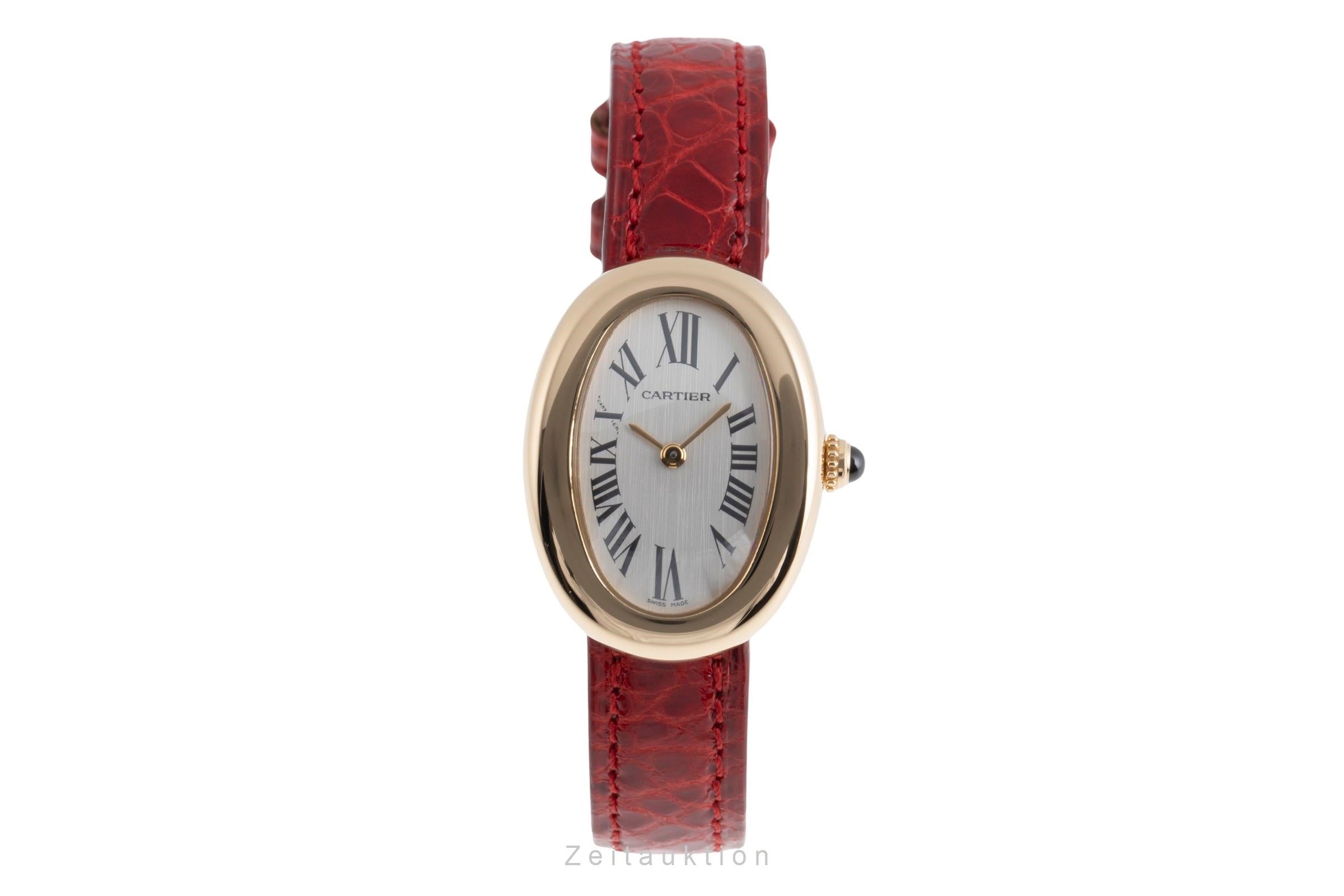 Cartier Baignoire oro de 18 quilates cuarzo reloj para damas  W1536799  [2503129]