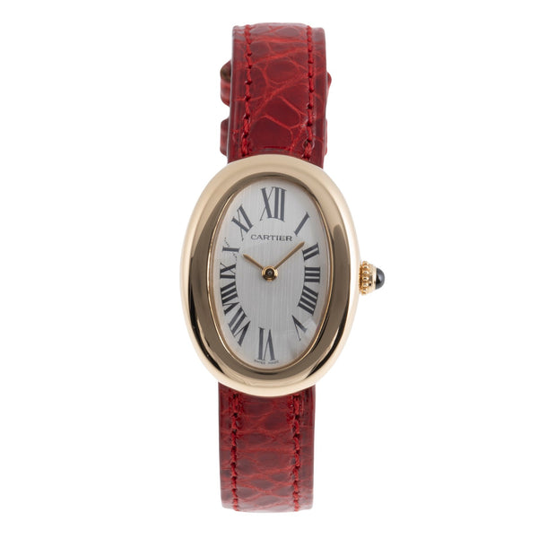 Cartier Baignoire oro de 18 quilates cuarzo reloj para damas  W1536799  [2503129]