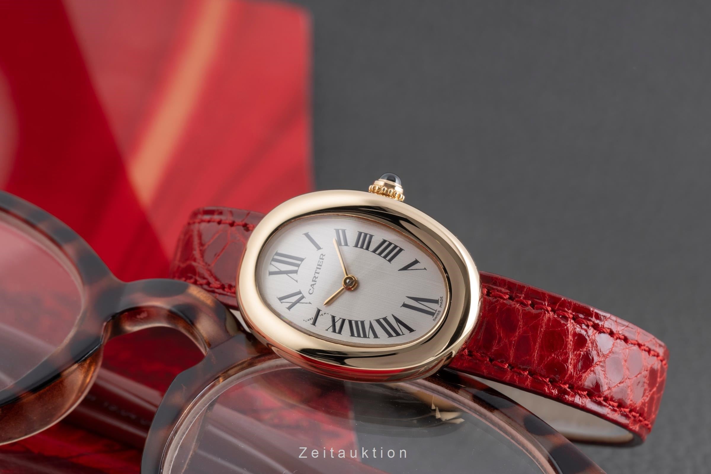 Cartier Baignoire oro de 18 quilates cuarzo reloj para damas  W1536799  [2503129]