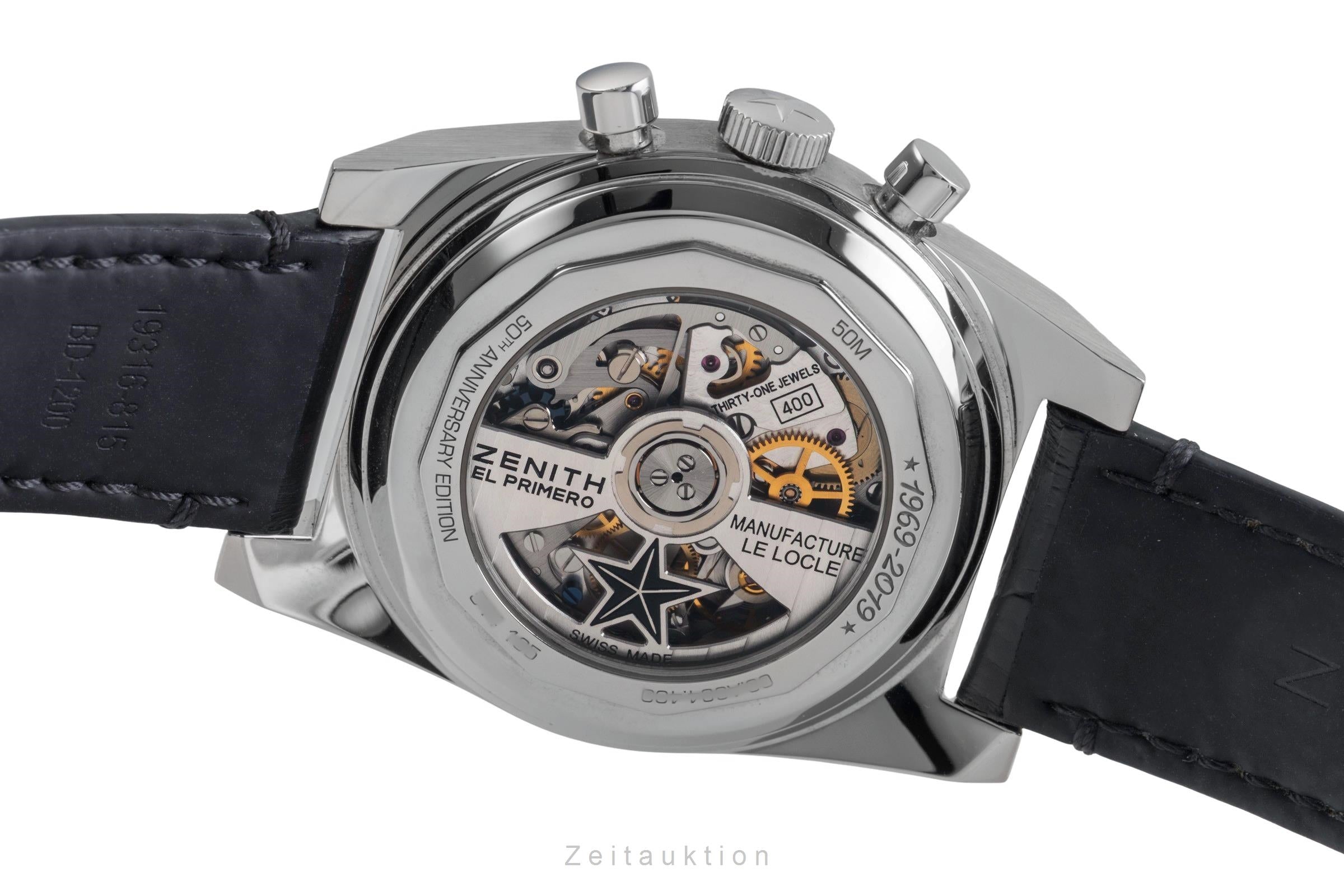 Zenith El Primero chronograph steel automatic 400 03
