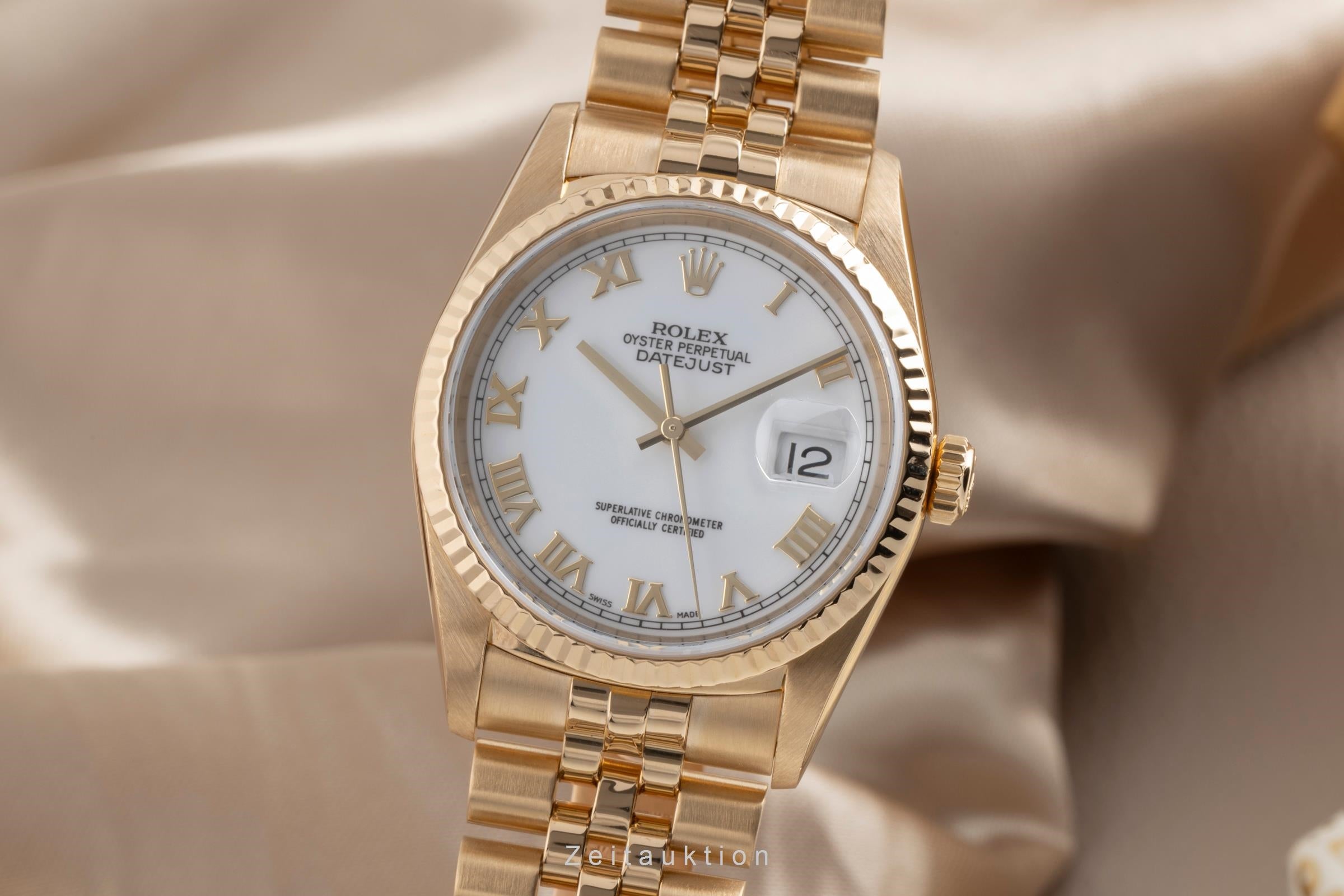 Rolex Datejust or 18 ct automatique montre pour hommes 16238  [2503132]