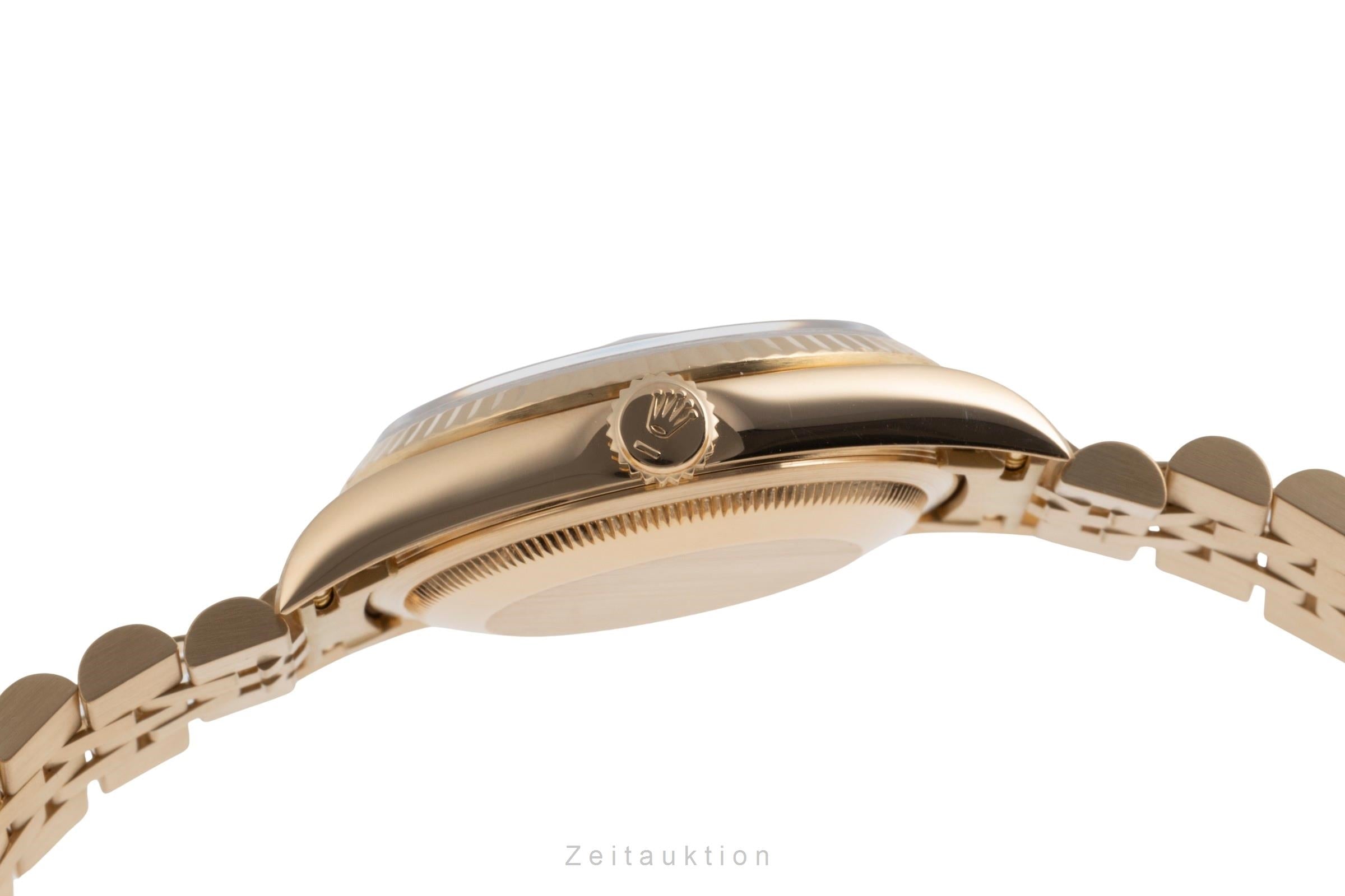 Rolex Datejust 36 18K (0,750) Gold Automatik Herrenuhr Ref. 16238 B&P LC 100 [2503132]