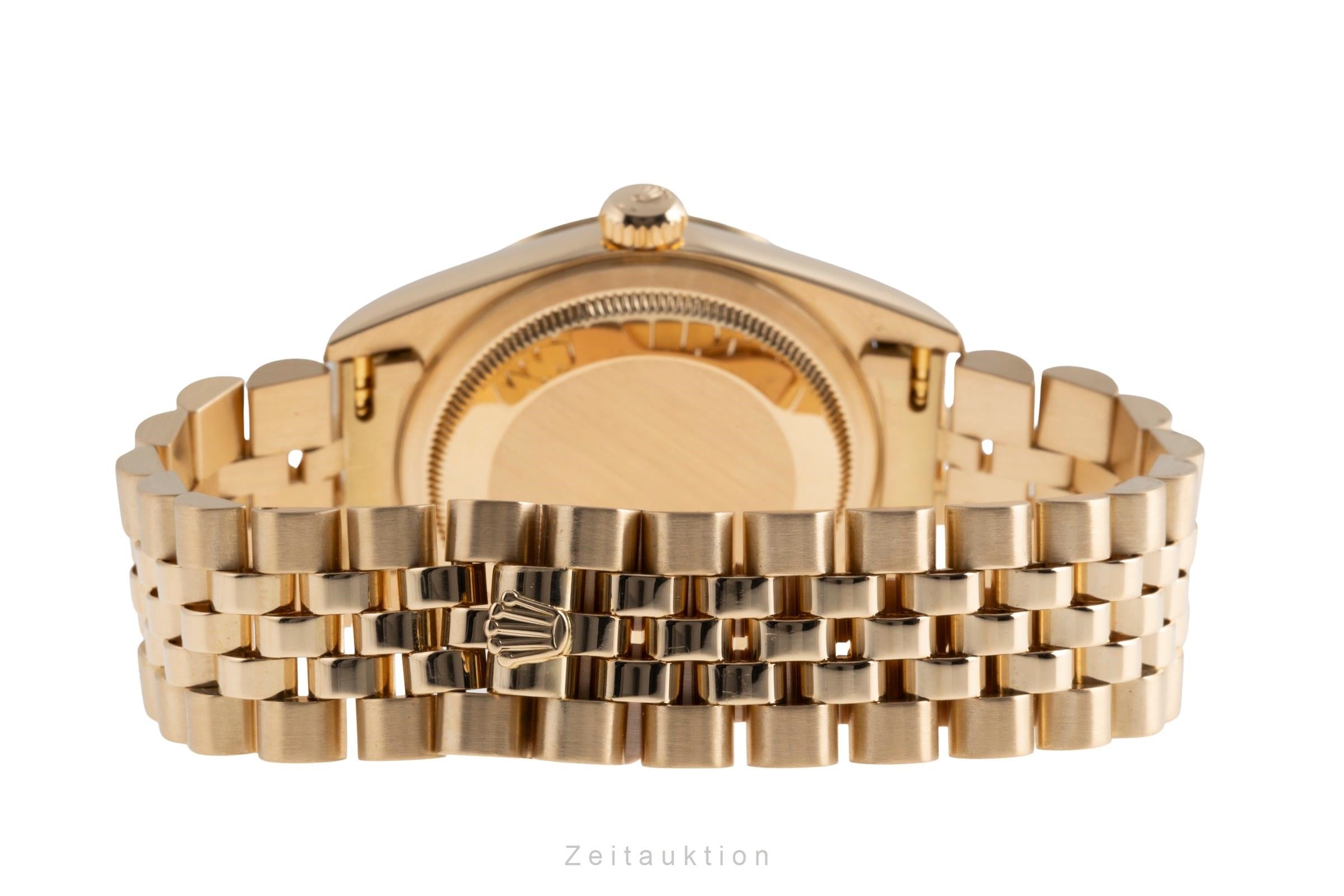 Rolex Datejust 36 18K (0,750) Gold Automatik Herrenuhr Ref. 16238 B&P LC 100 [2503132]