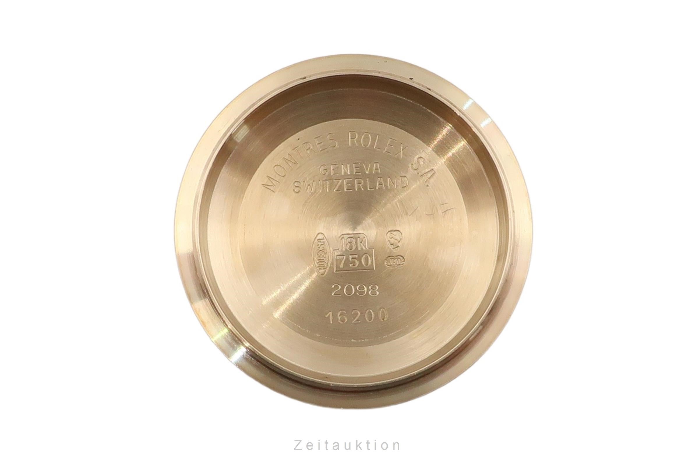 Rolex Datejust 36 18K (0,750) Gold Automatik Herrenuhr Ref. 16238 B&P LC 100 [2503132]