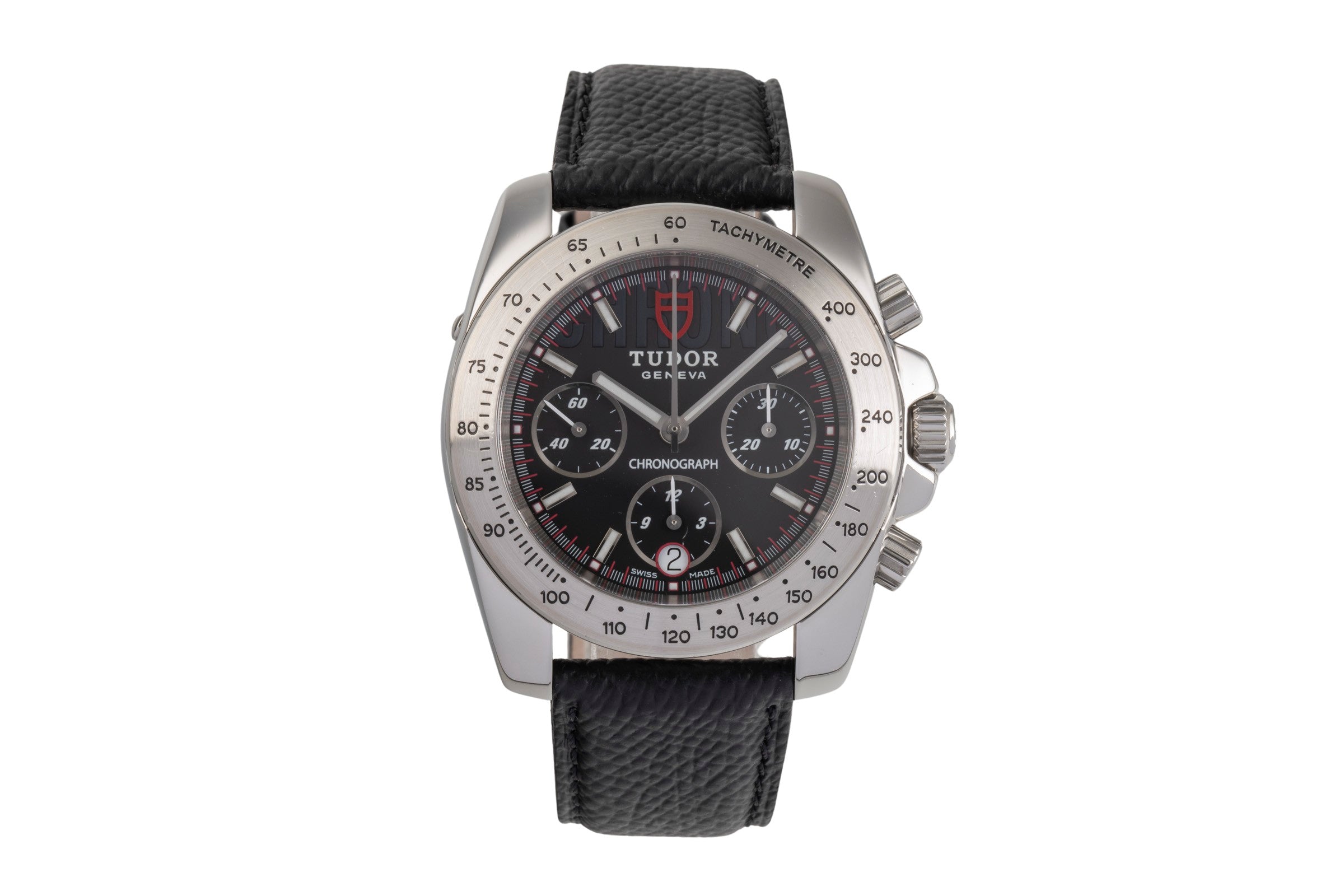 Tudor Sport Chronograph chronographe acier automatique montre pour hommes 20300  [2503136]