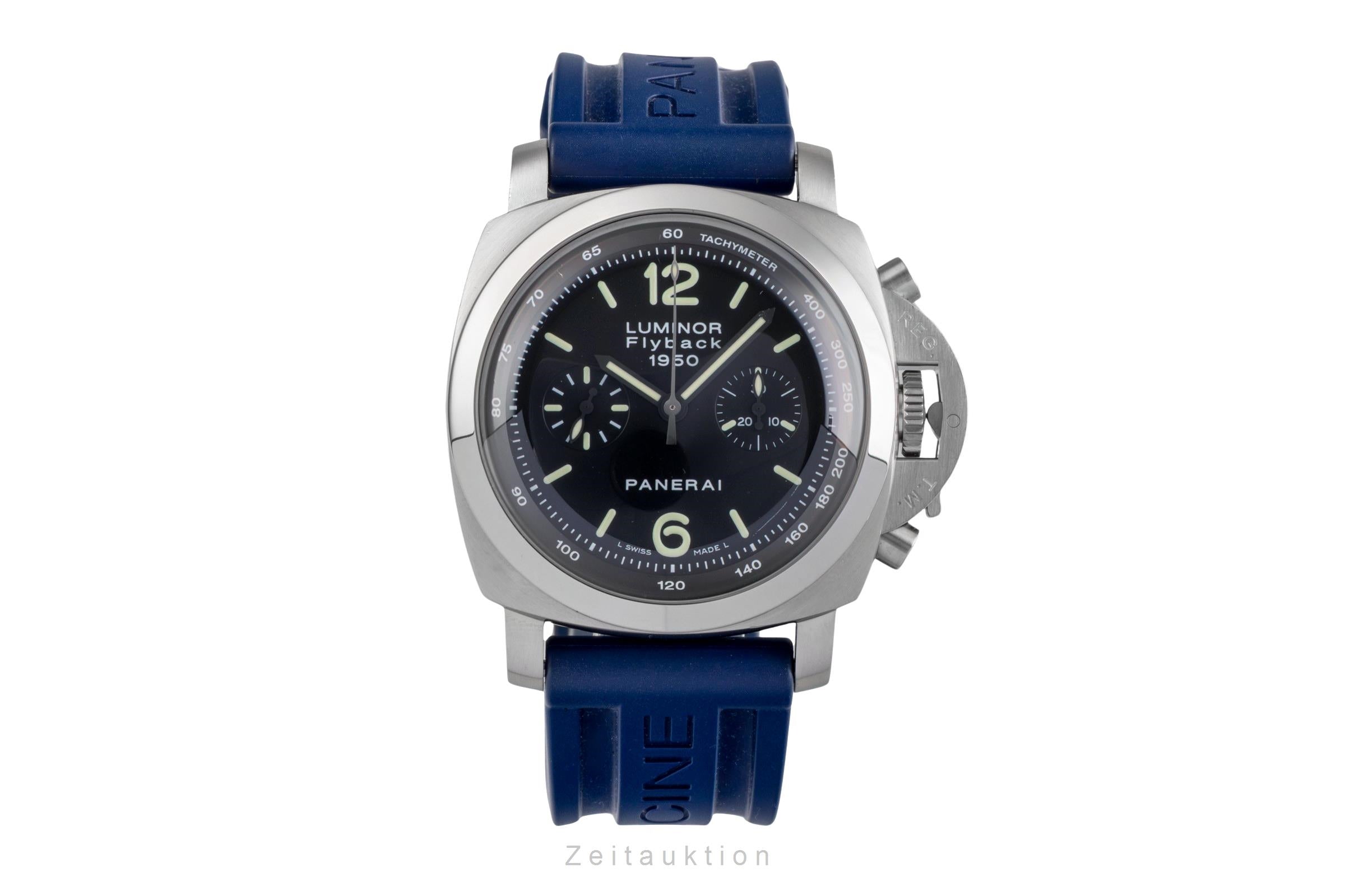 Panerai Luminor  chronographe acier automatique montre pour hommes PAM00212  [2503145]