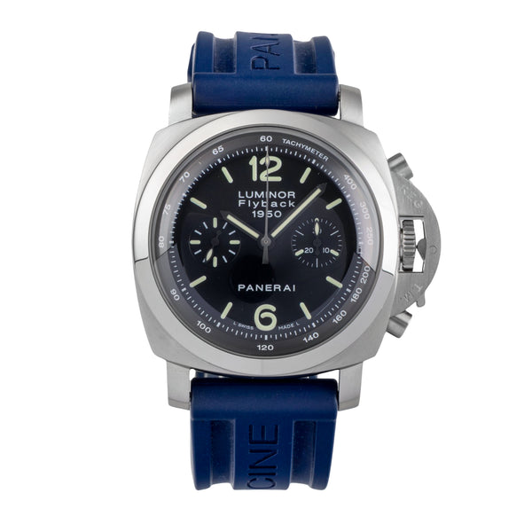 Panerai Luminor  chronographe acier automatique montre pour hommes PAM00212  [2503145]
