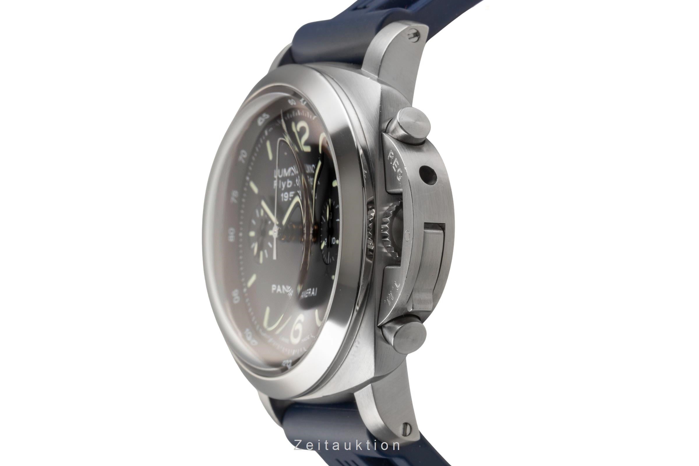 Panerai Luminor  chronographe acier automatique montre pour hommes PAM00212  [2503145]