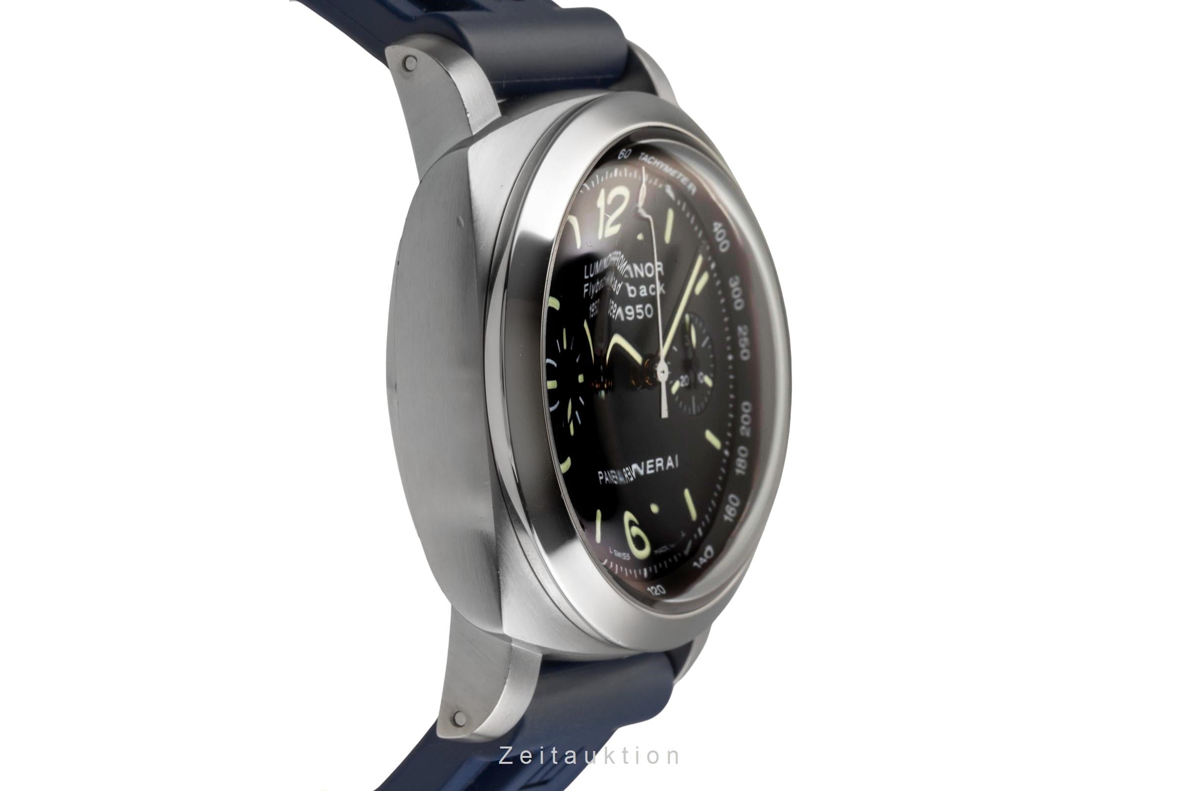 Panerai Luminor  chronographe acier automatique montre pour hommes PAM00212  [2503145]