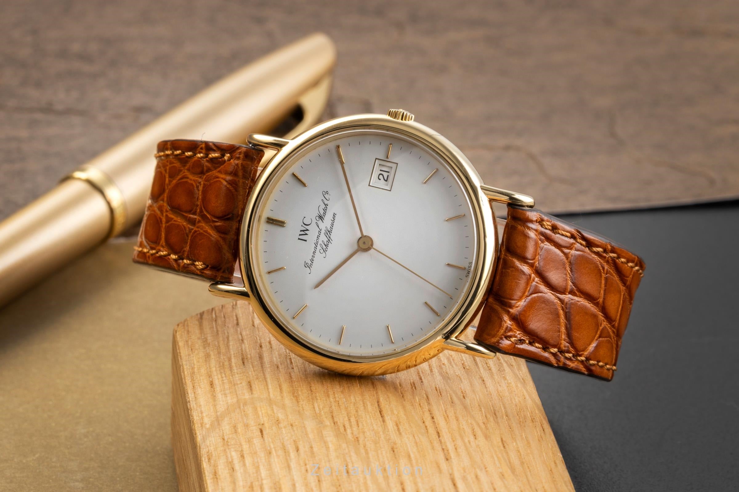 IWC Portofino 18 ct gold quartz men's watch IW3331  [2503149]