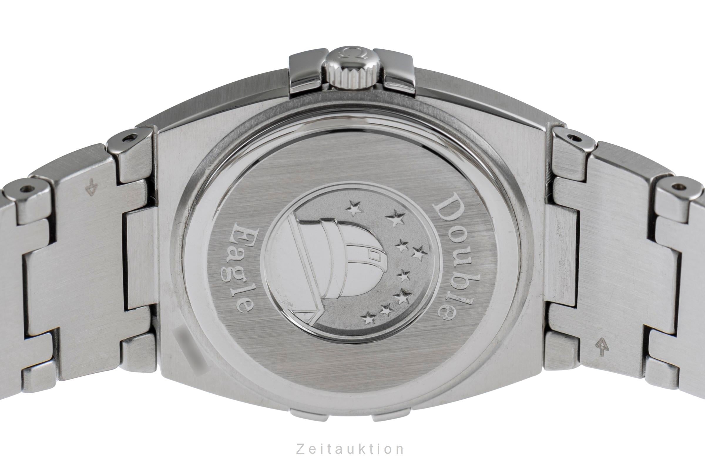 Omega Constellation Double Eagle MOP Diamanten Stahl Damenuhr Ref. 1589.75.00  [2503150]