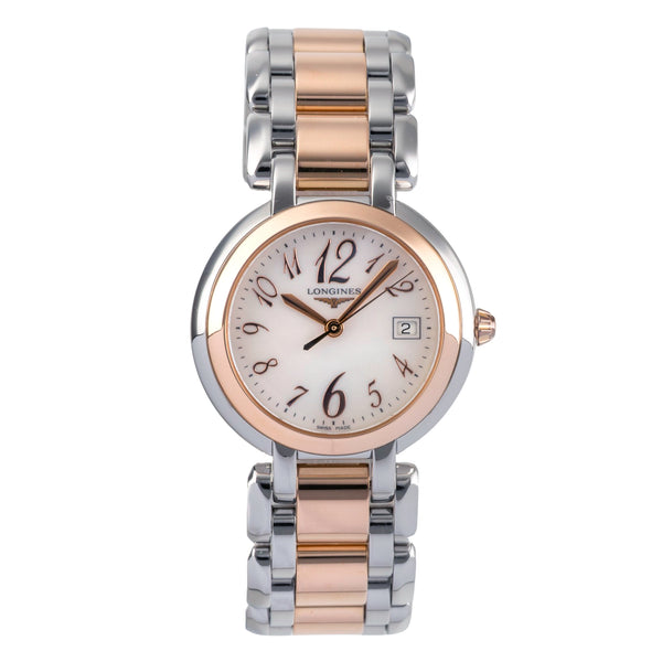 Longines Prima Luna acciaio / oro quarzo orologio da donna L8.112.5.83.6  [2503154]