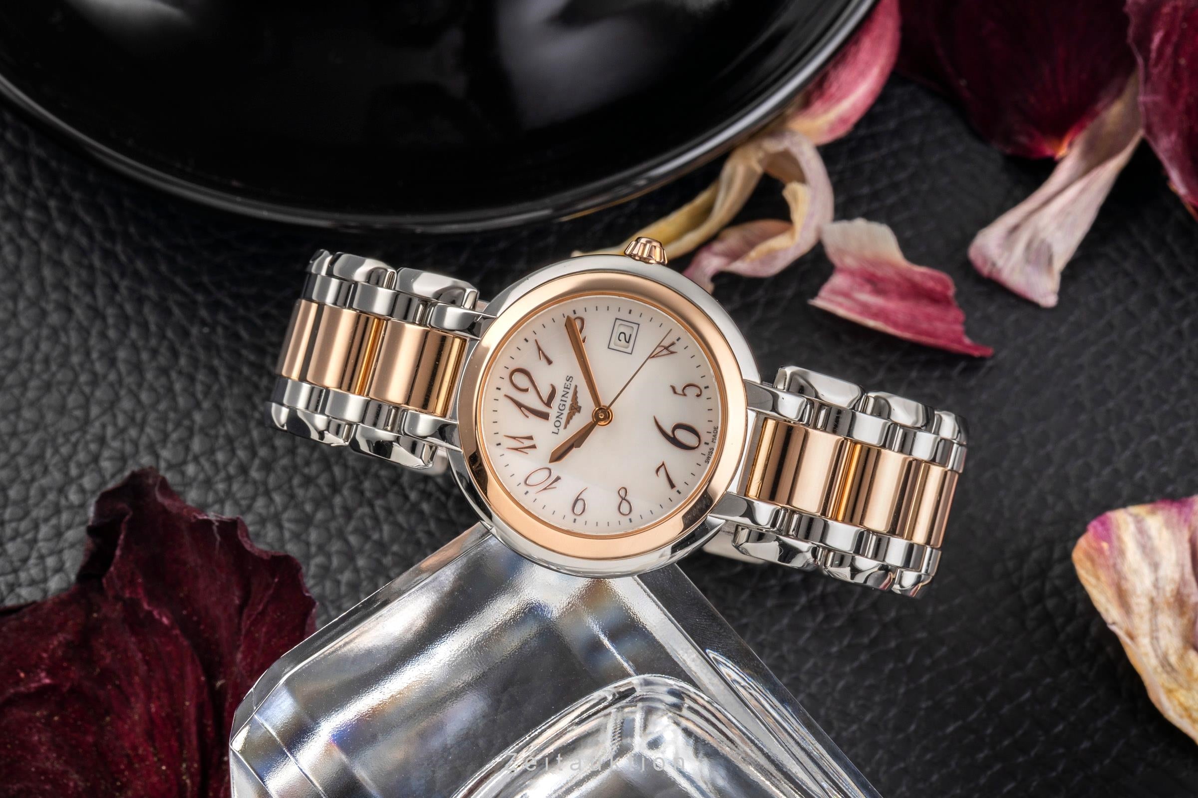 Longines Prima Luna acciaio / oro quarzo orologio da donna L8.112.5.83.6  [2503154]