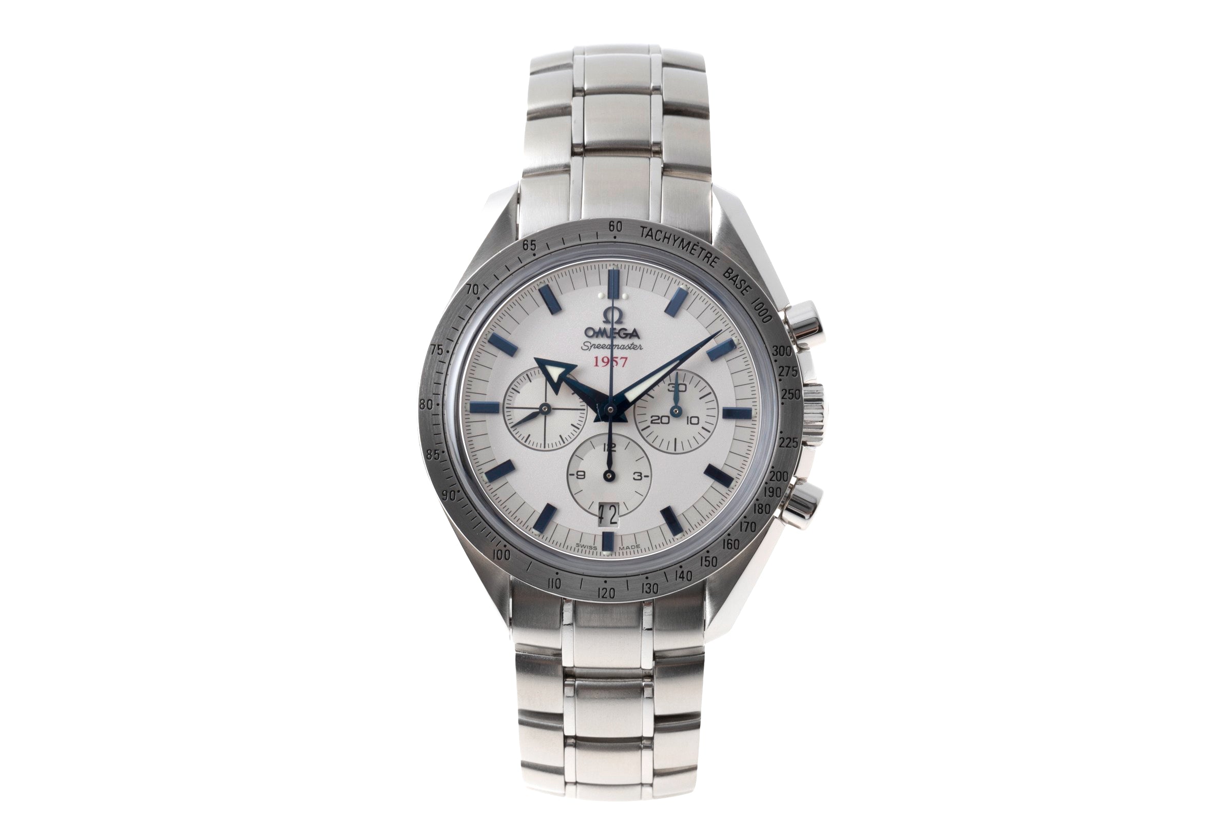 Omega Speedmaster chronograph steel automatic Kal. 3313C Ref