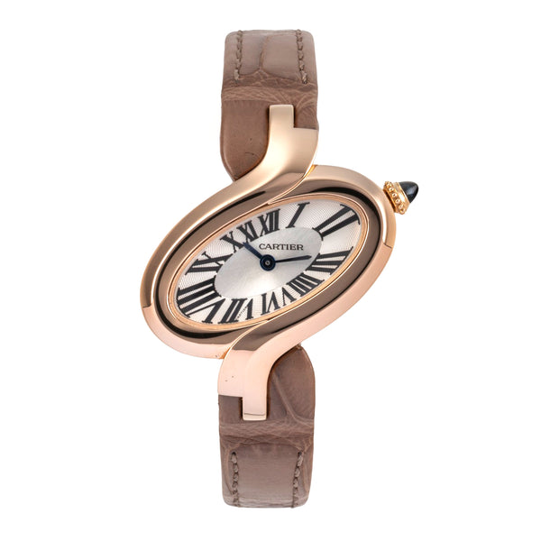 Cartier Delices oro rosado de 18 quilates cuarzo reloj para damas  W8100009  [2503168]