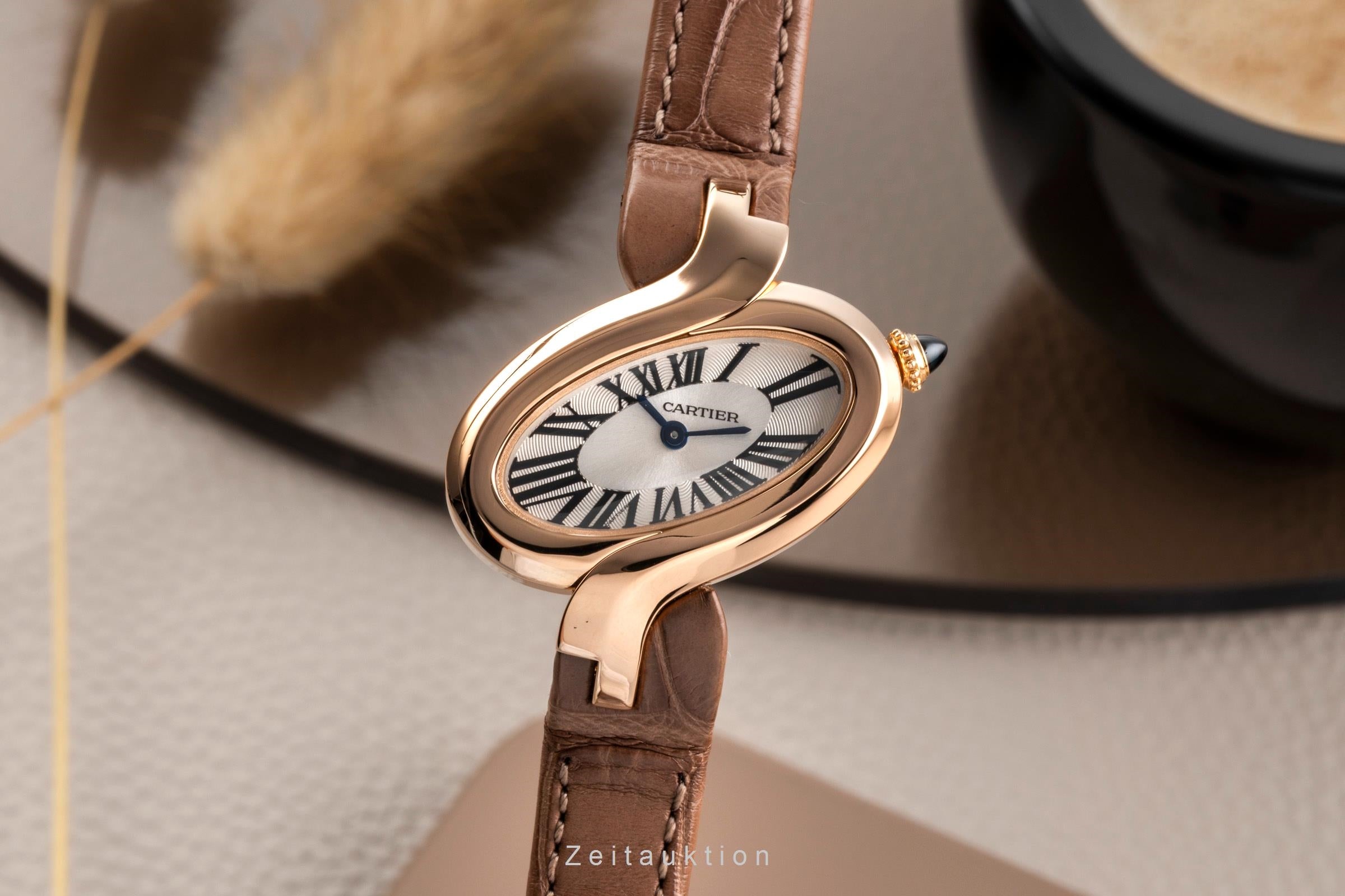 Cartier Delices oro rosado de 18 quilates cuarzo reloj para damas  W8100009  [2503168]