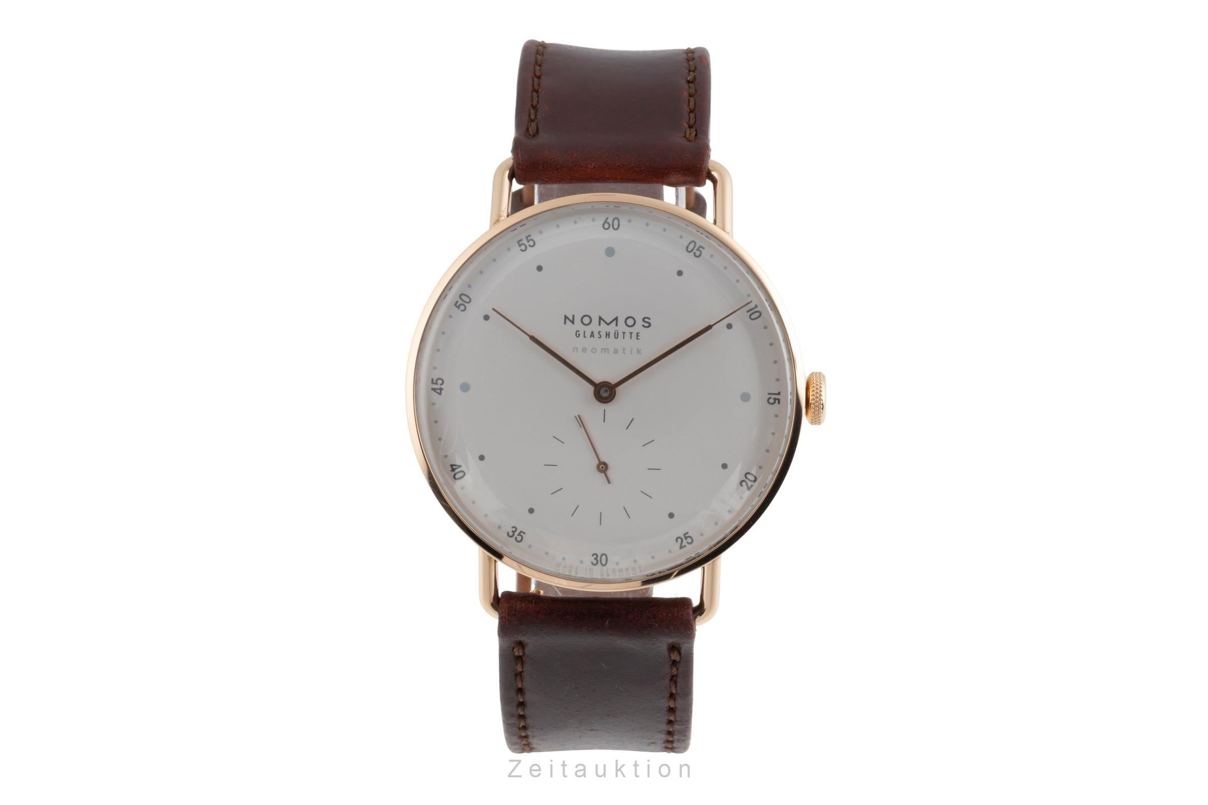 Nomos Neomatik 18 ct red gold automatic men's watch 1180 LP: 8400EUR  [2503172]