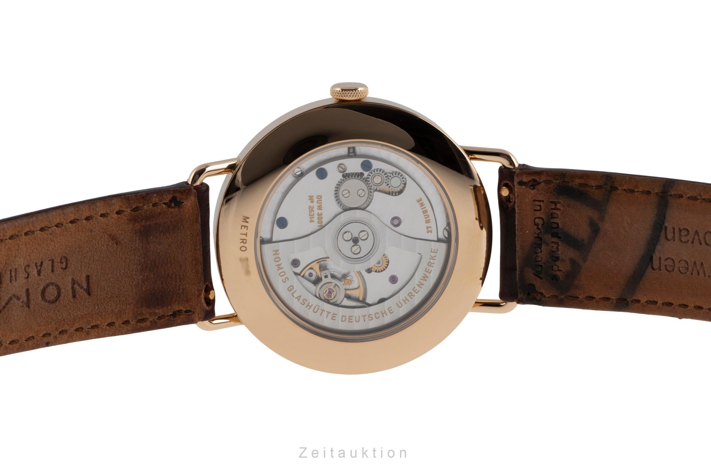 Nomos Neomatik 18 ct red gold automatic men's watch 1180 LP: 8400EUR  [2503172]