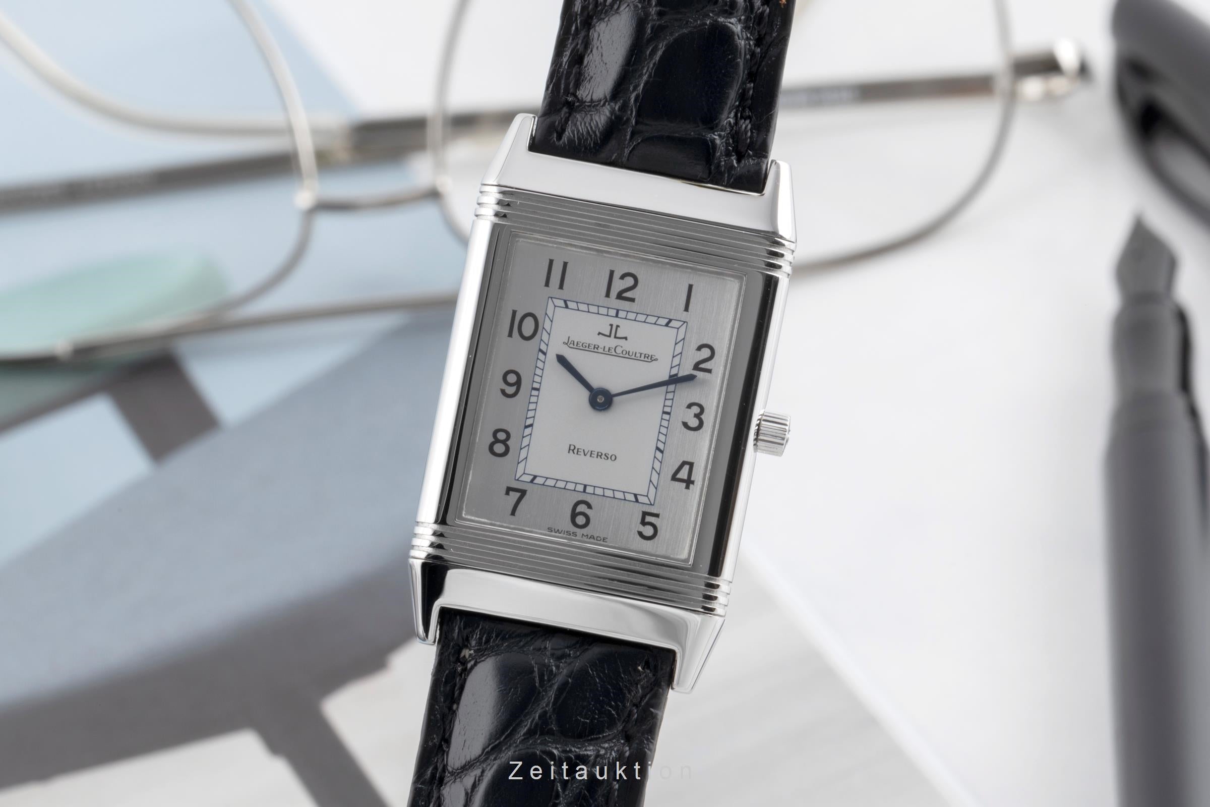 Jaeger LeCoultre Reverso acier à remontage manuel montre pour hommes Q2508420 , 250.8.86  [2503178]