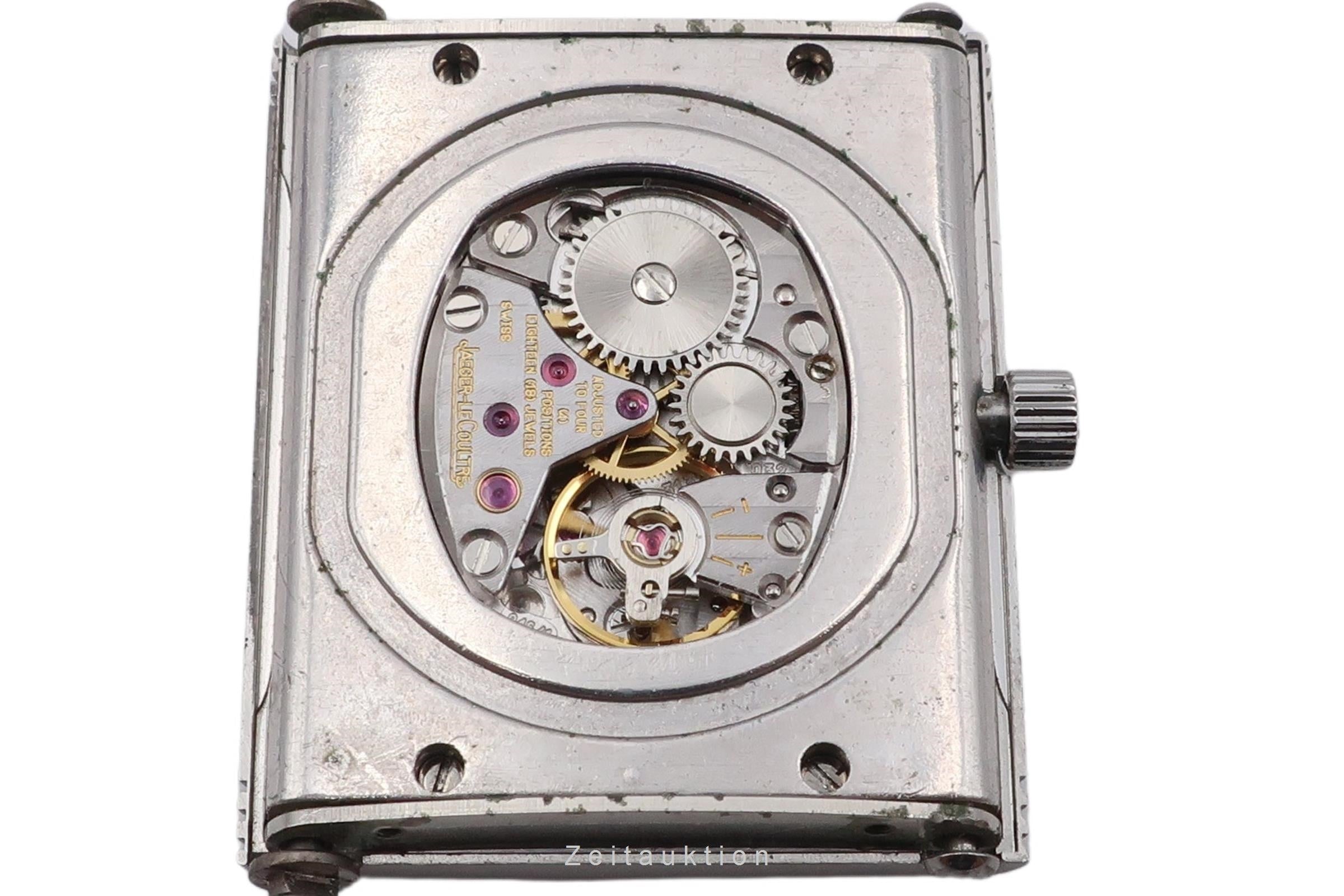 Jaeger LeCoultre Reverso acier à remontage manuel montre pour hommes Q2508420 , 250.8.86  [2503178]