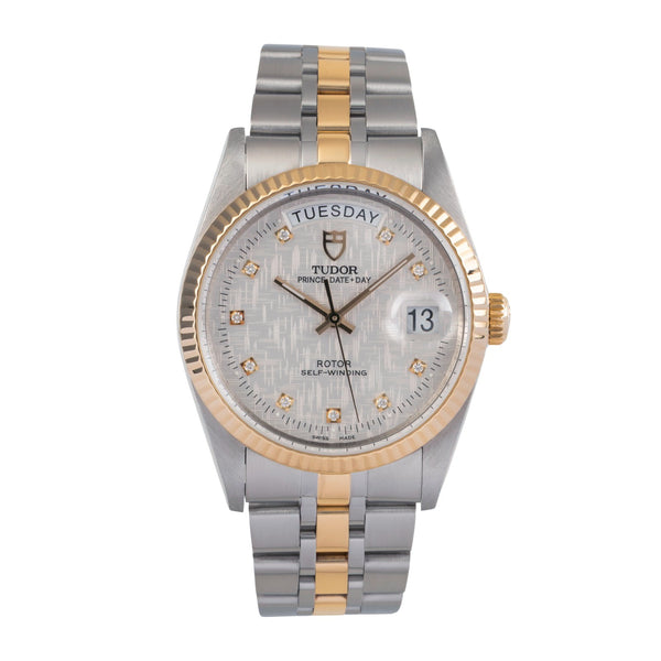 Tudor Date-Day steel / gold automatic men's watch 76213  [2503179]