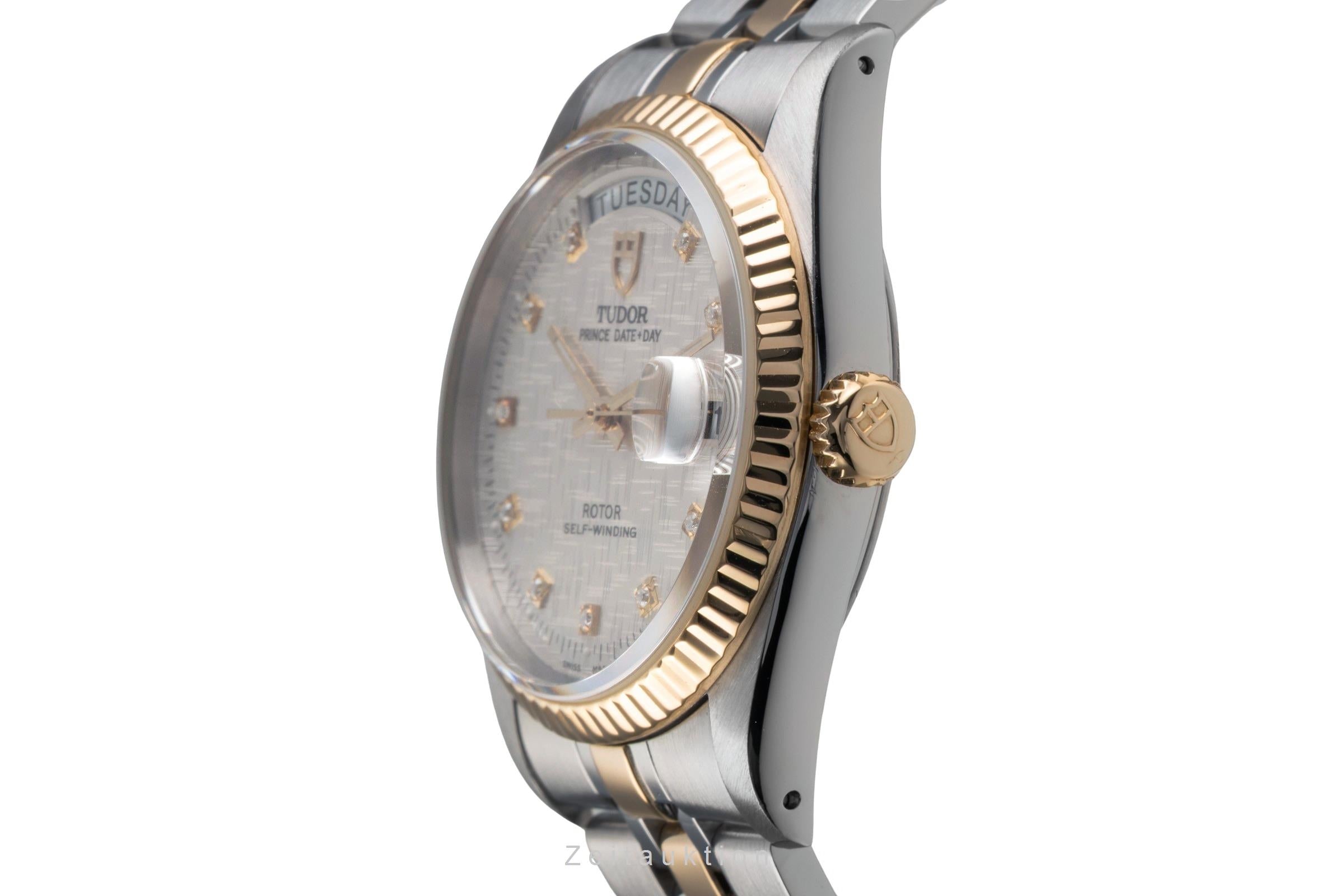 Tudor Date-Day steel / gold automatic men's watch 76213  [2503179]