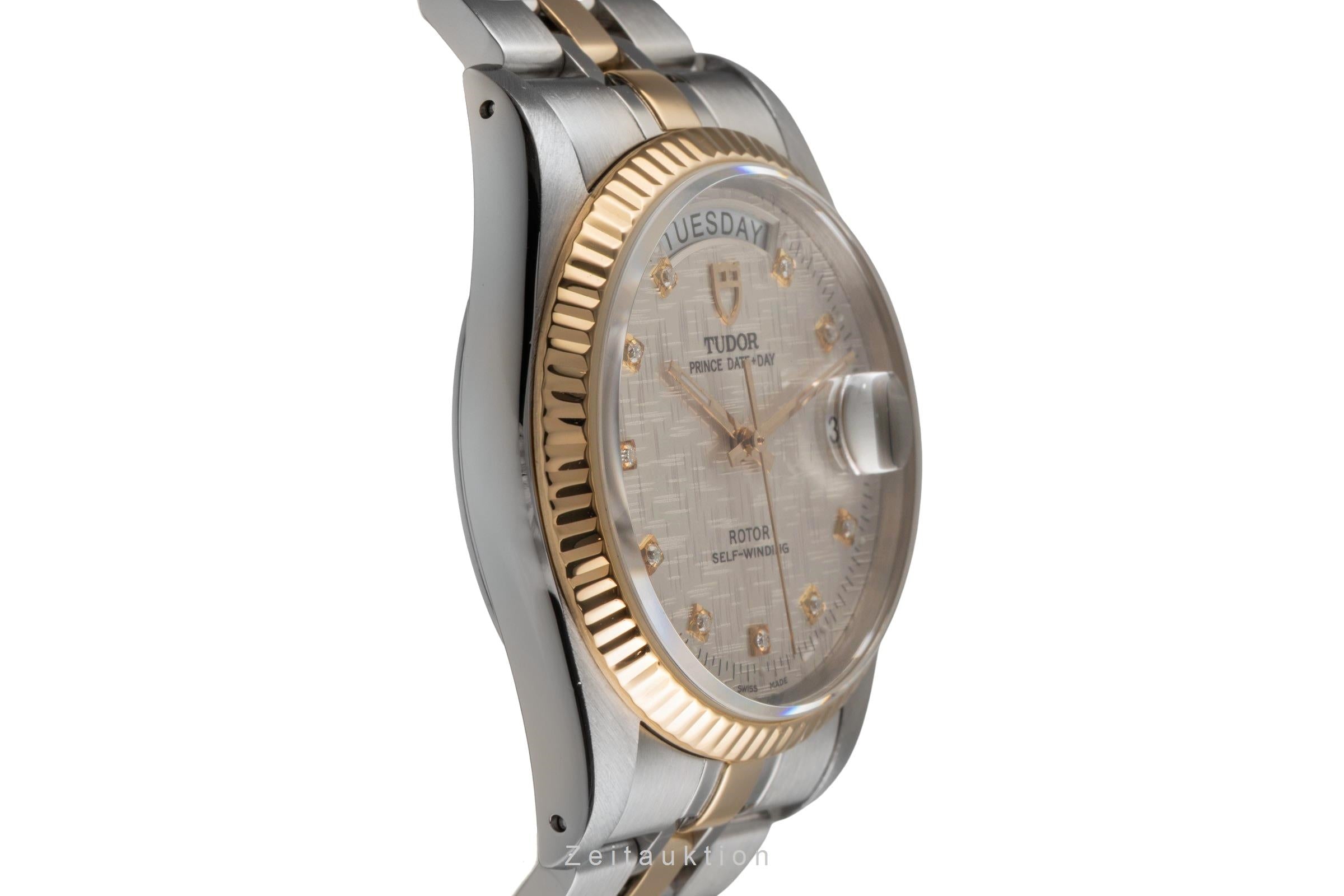Tudor Date-Day steel / gold automatic men's watch 76213  [2503179]