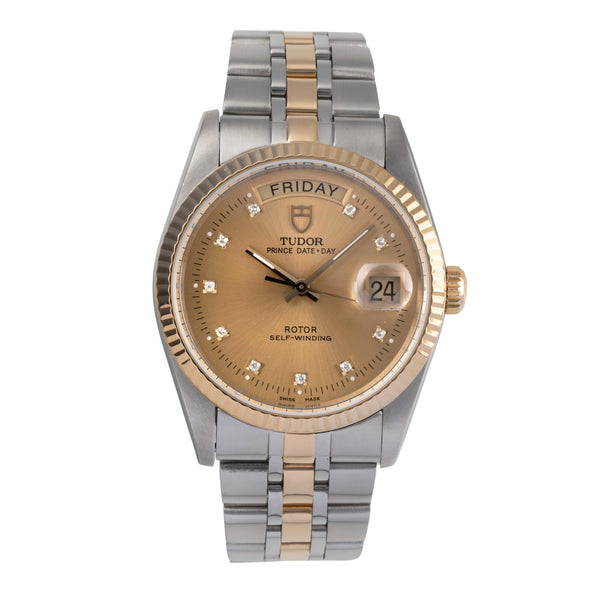 Tudor Date-Day acier / or  automatique montre pour hommes 76213  [2503180]