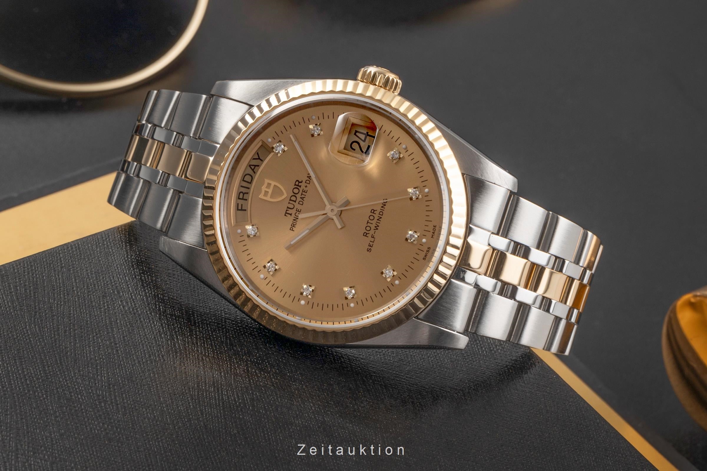 Tudor Date-Day acier / or  automatique montre pour hommes 76213  [2503180]