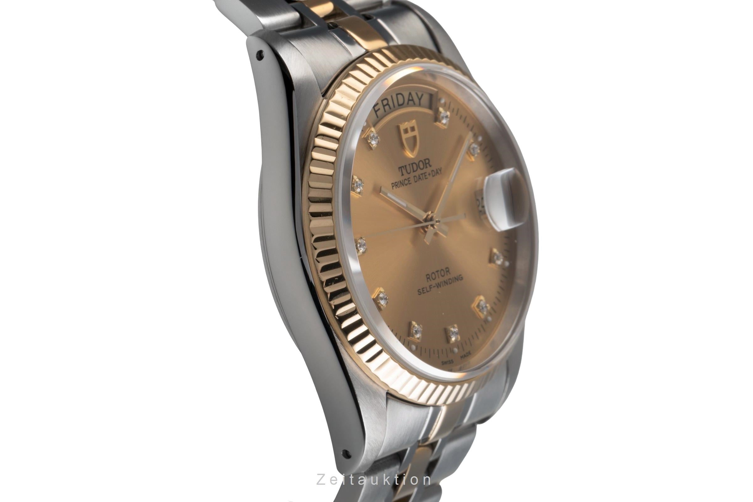 Tudor Date-Day acier / or  automatique montre pour hommes 76213  [2503180]